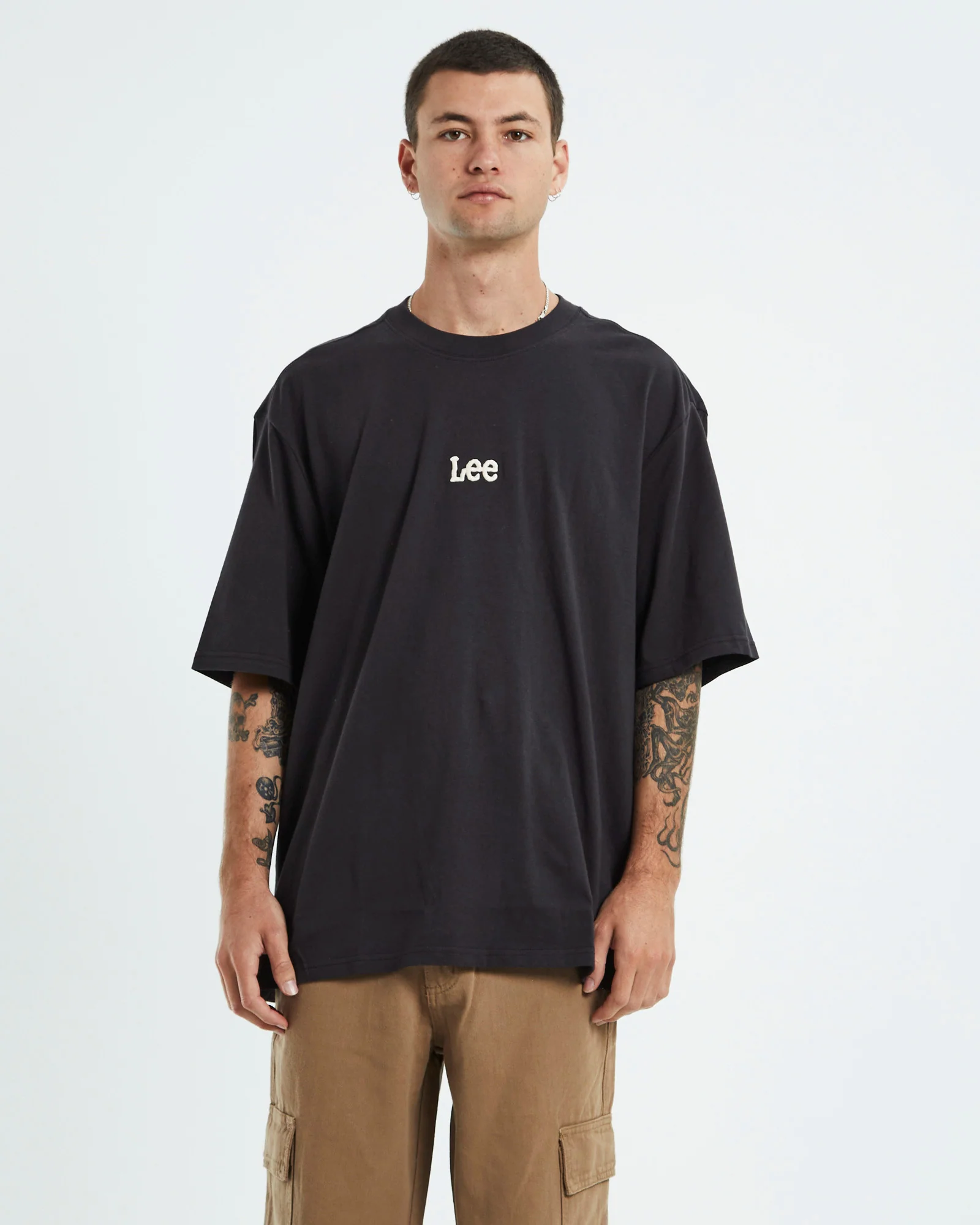 Altos Baggy Short Sleeve T-Shirt Worn Black