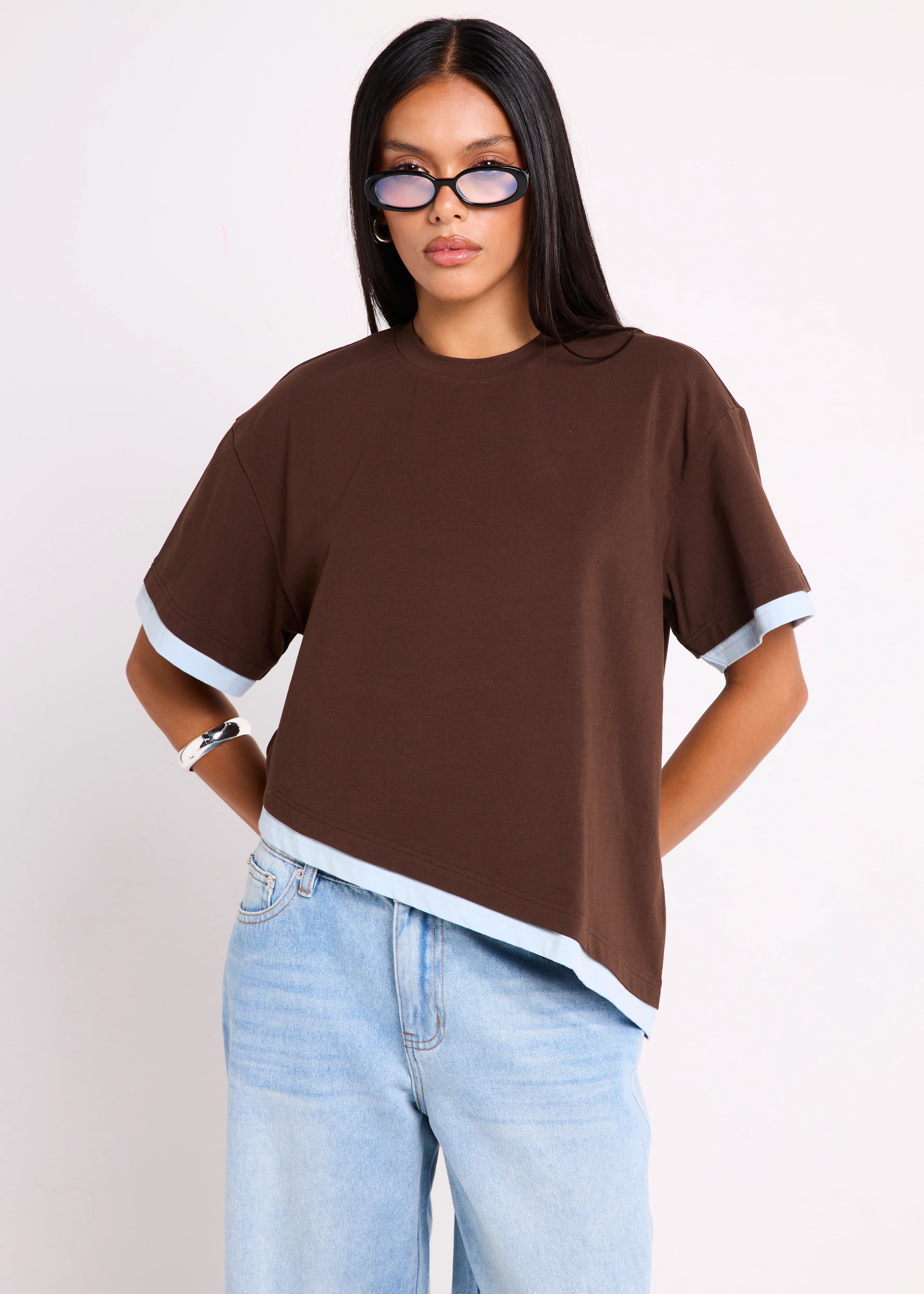Alya Asymmetric Tee - Image 3