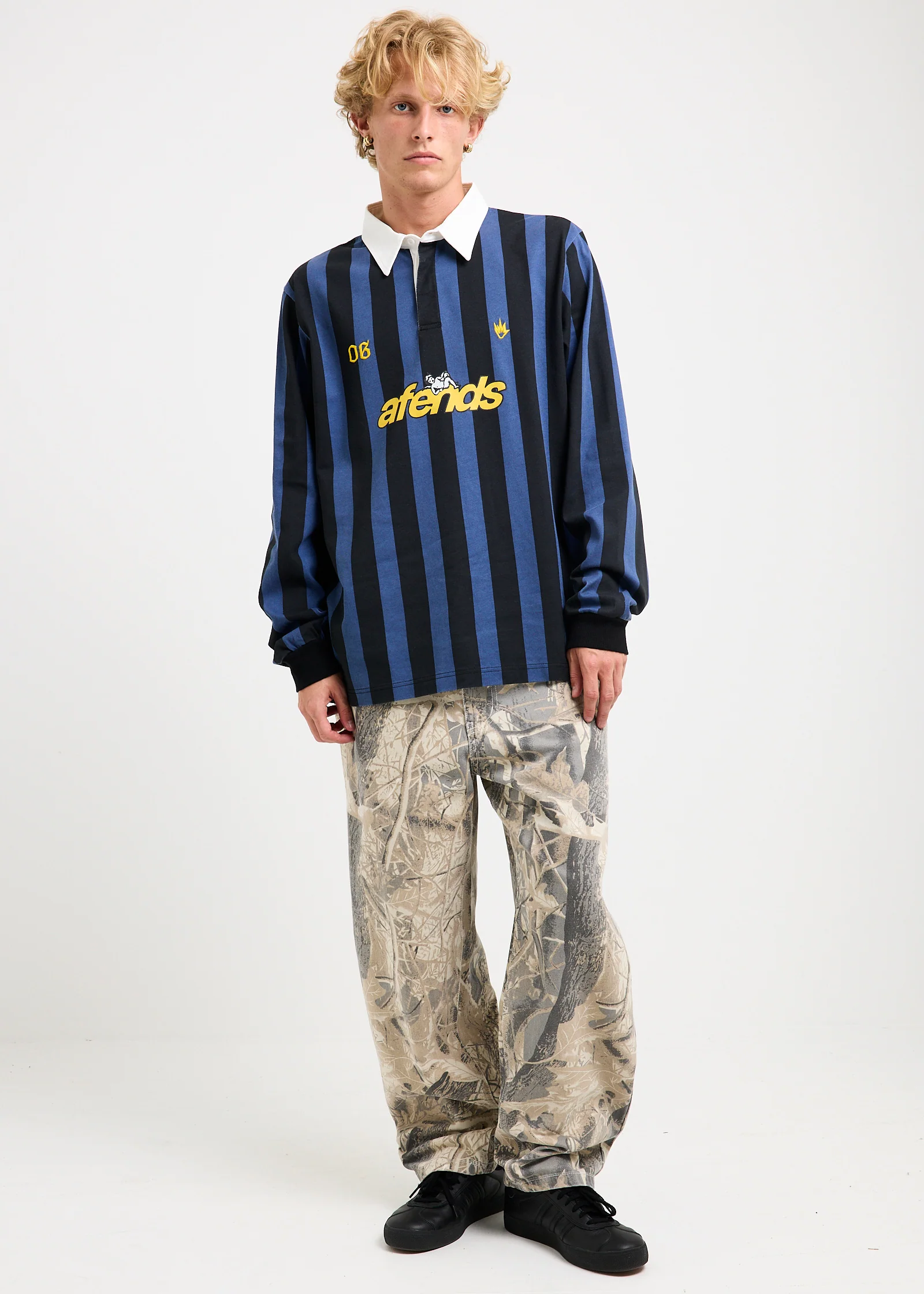 Angel Boy Rugby Long Sleeve Tee