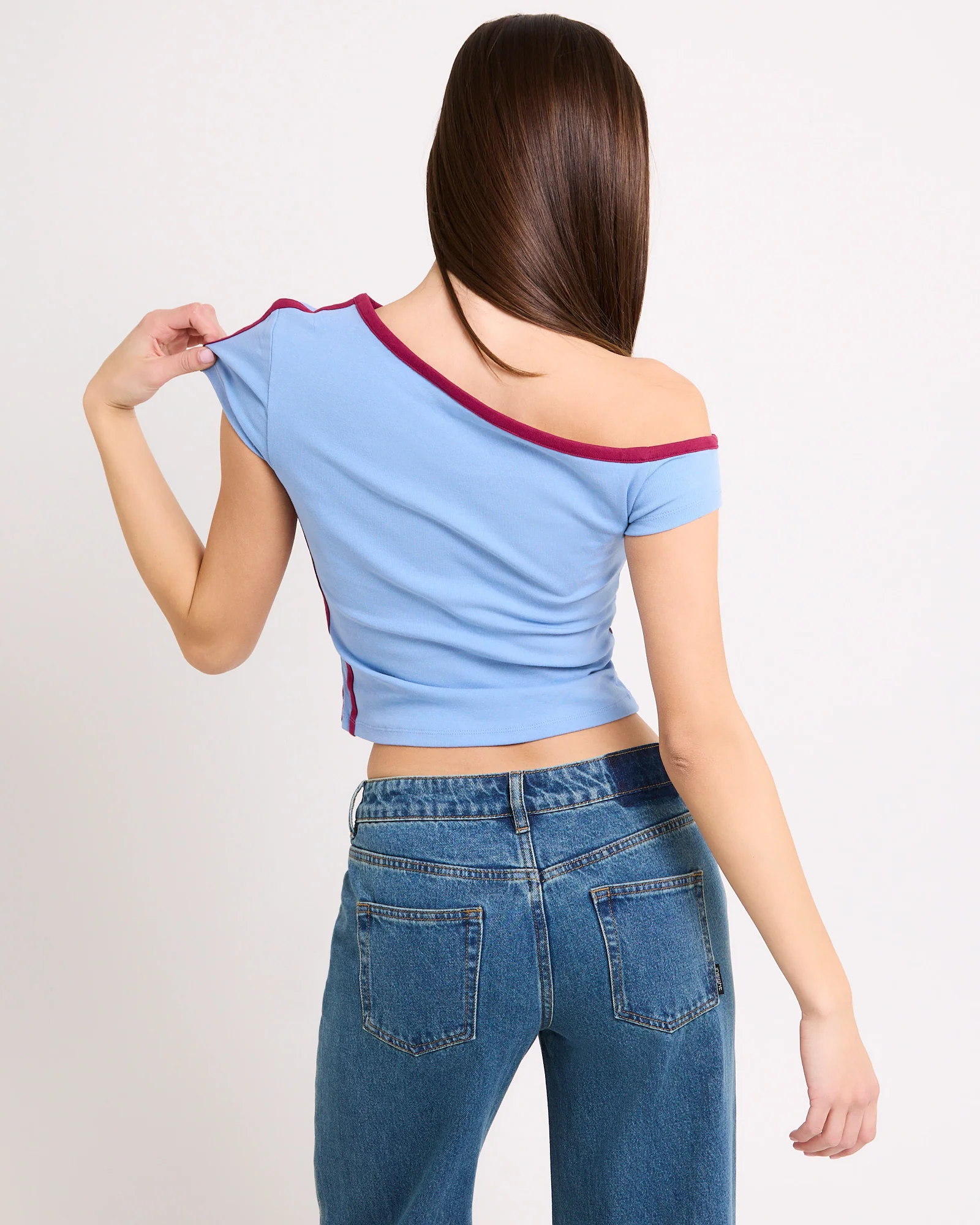 Angel Numbers One Shoulder Top - Image 3