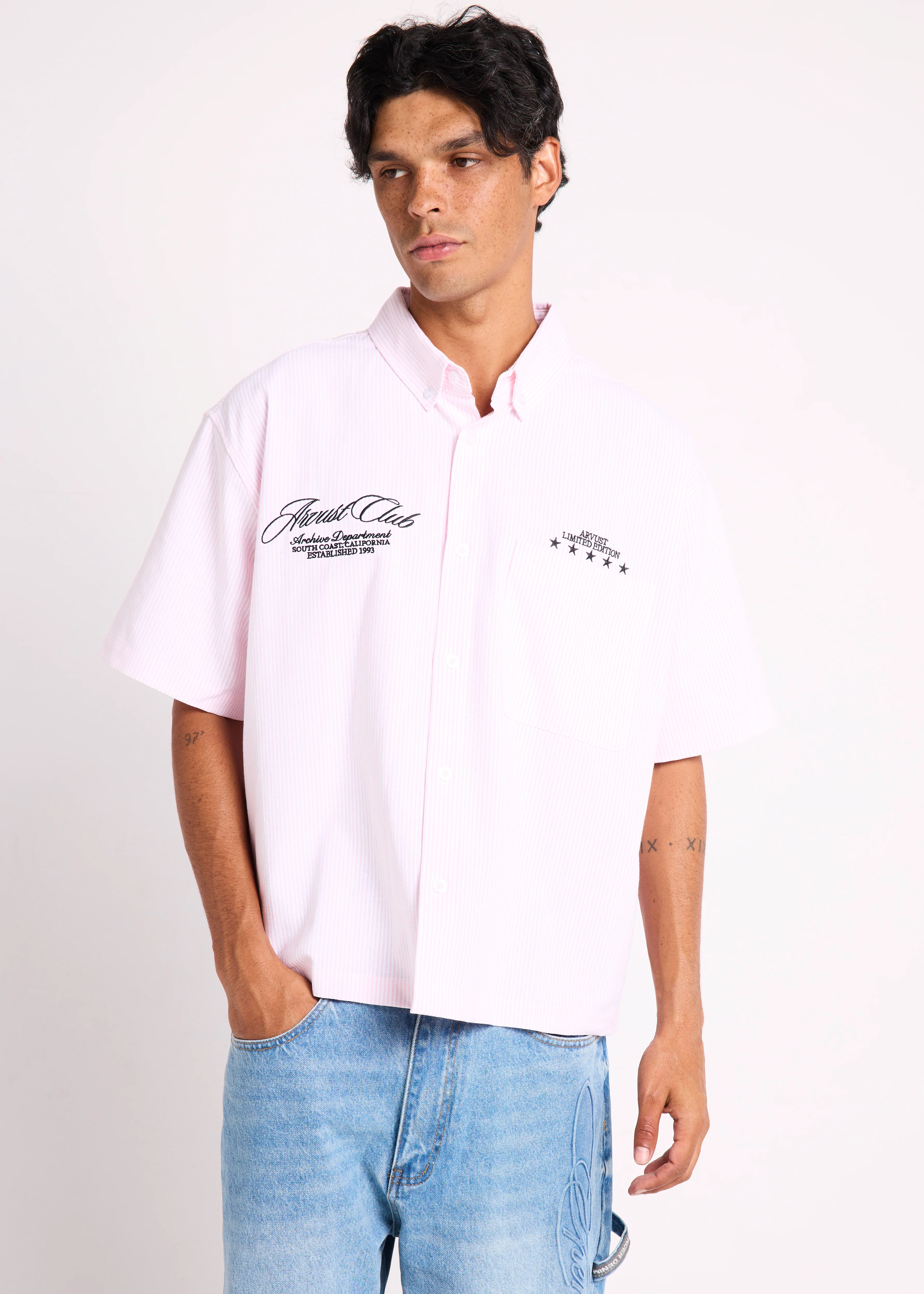 Archive Cropped Short Sleeve Shirt