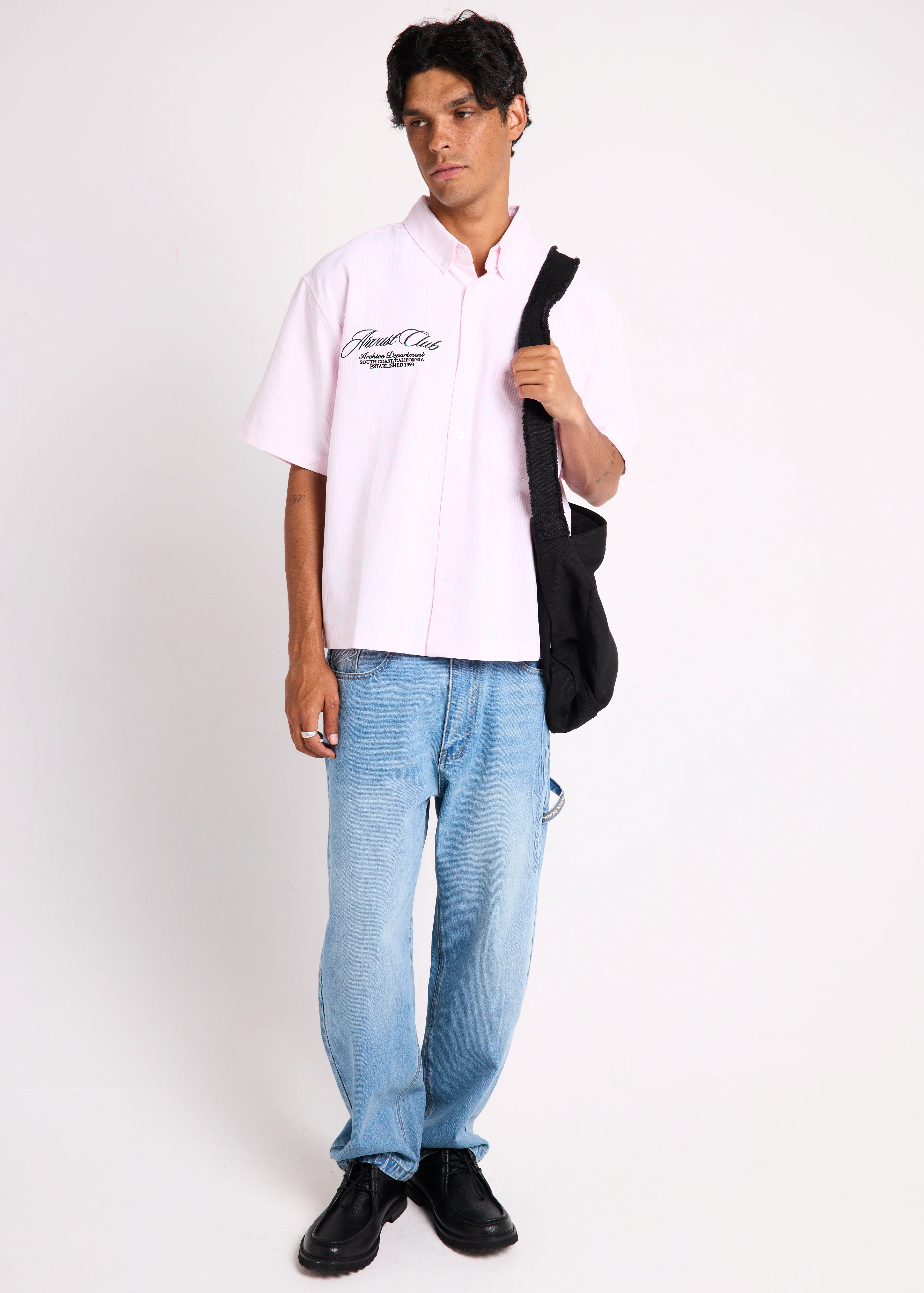 Archive Cropped Short Sleeve Shirt - Image 3