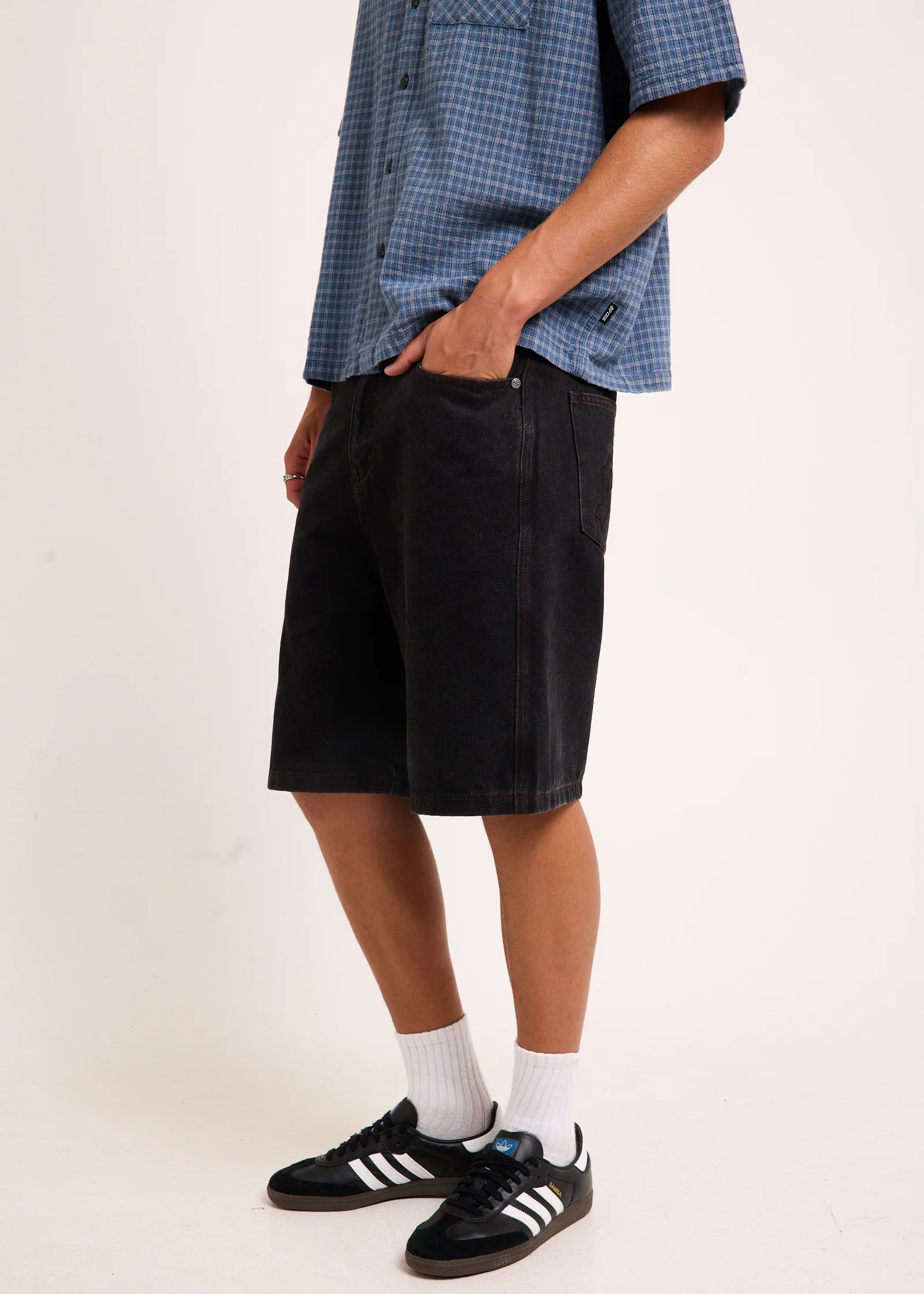 Archive Goth Denim Walkshorts - Image 4