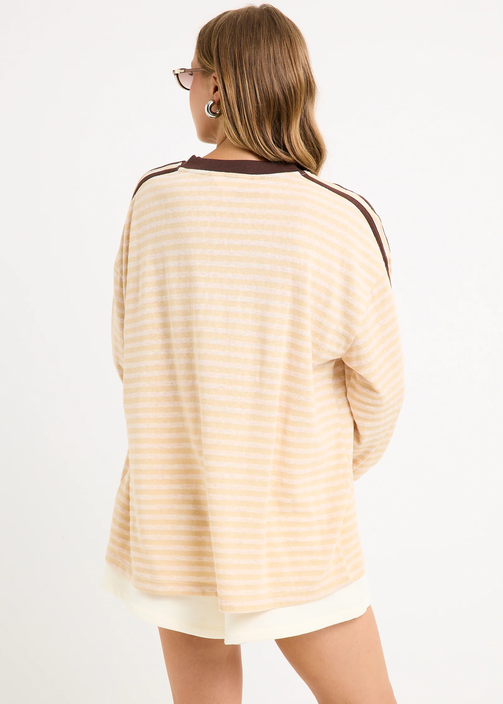 Arizona Contrast Stripe Long Sleeve Top - Image 2
