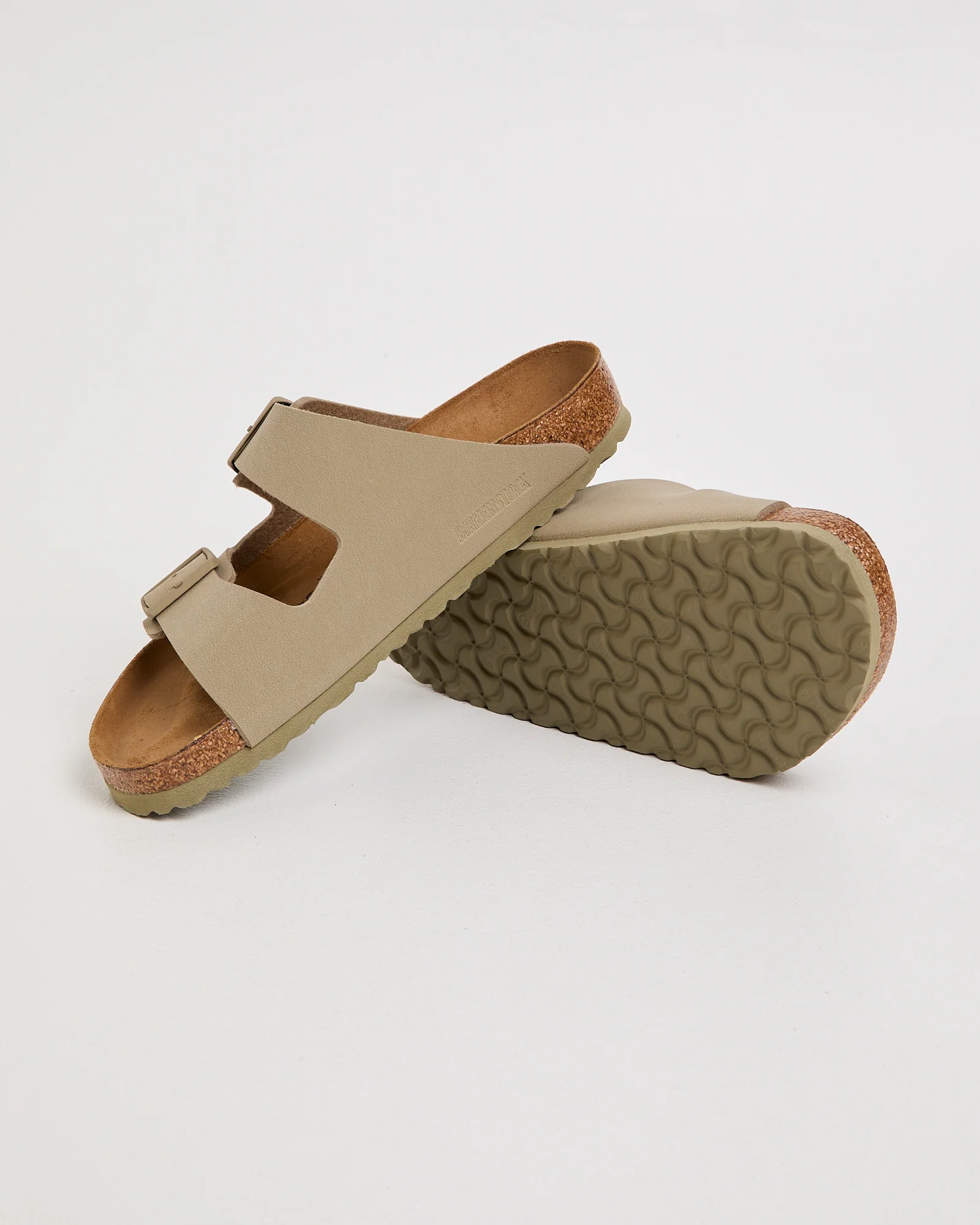 Arizona Faded Khaki Birko-Flor Sandals - Image 3