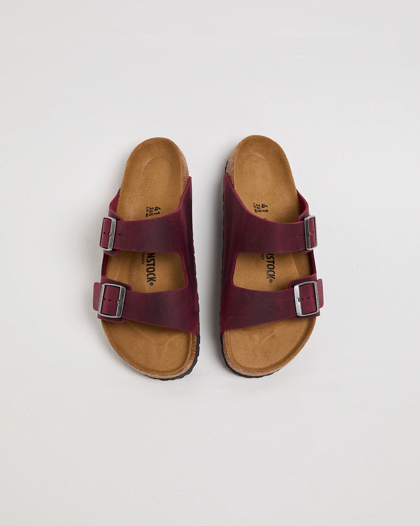 Arizona Oiled Leather Sandals Zinfandel - Image 6