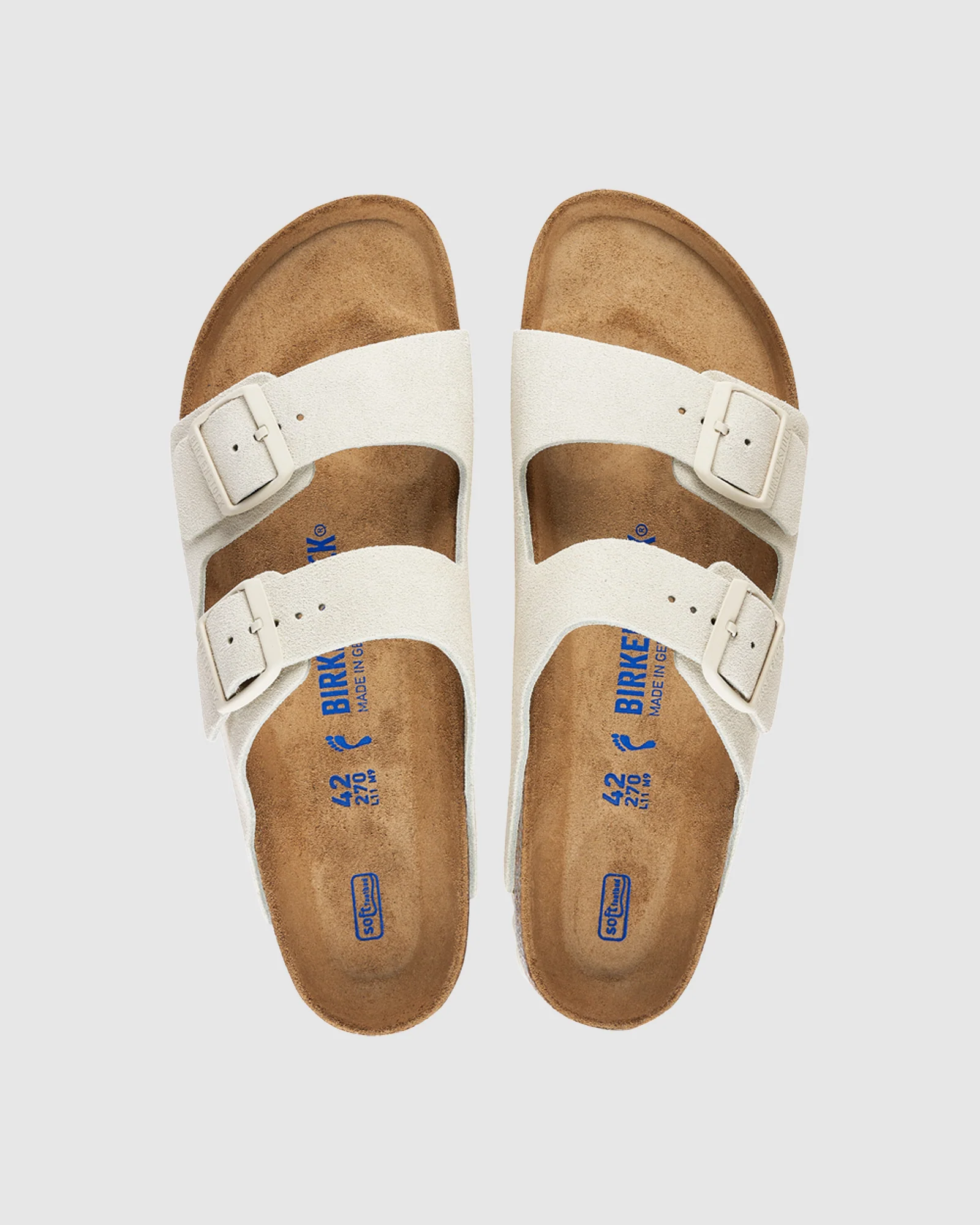 Arizona Soft Footbed Suede Leather Sandals - Image 3