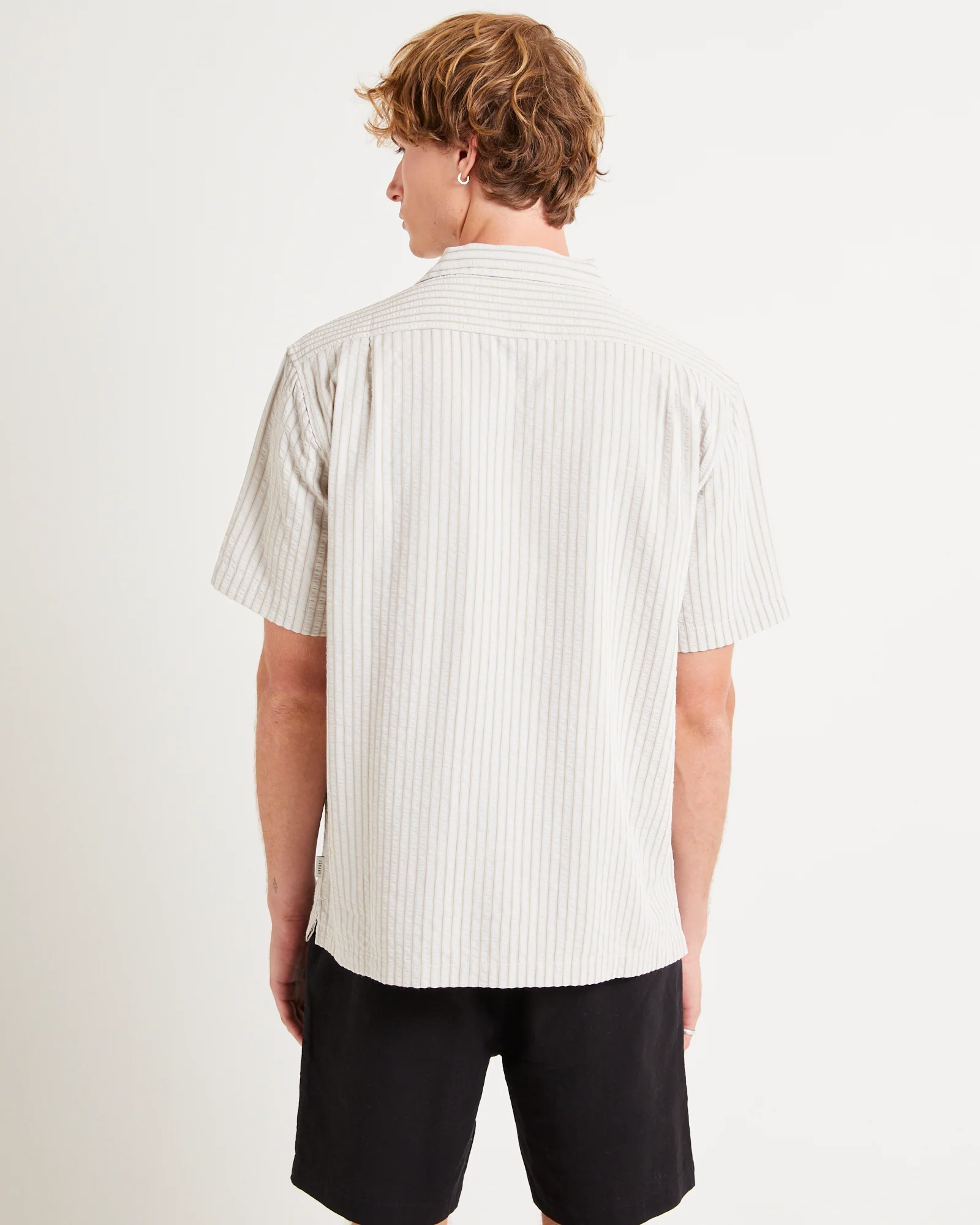 Ashton Seersucker Short Sleeve Resort Shirt - Image 2