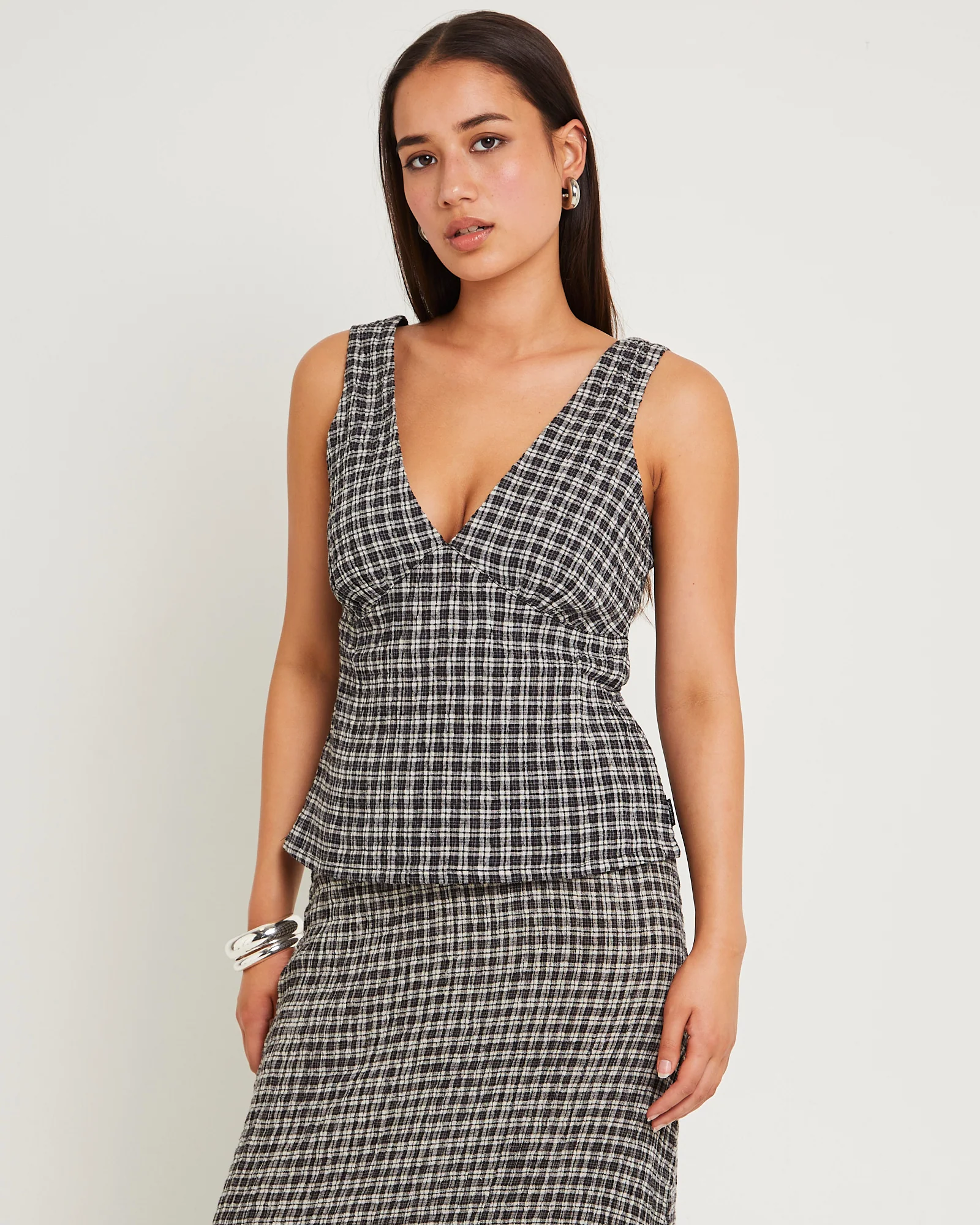 Asta Seersucker Top
