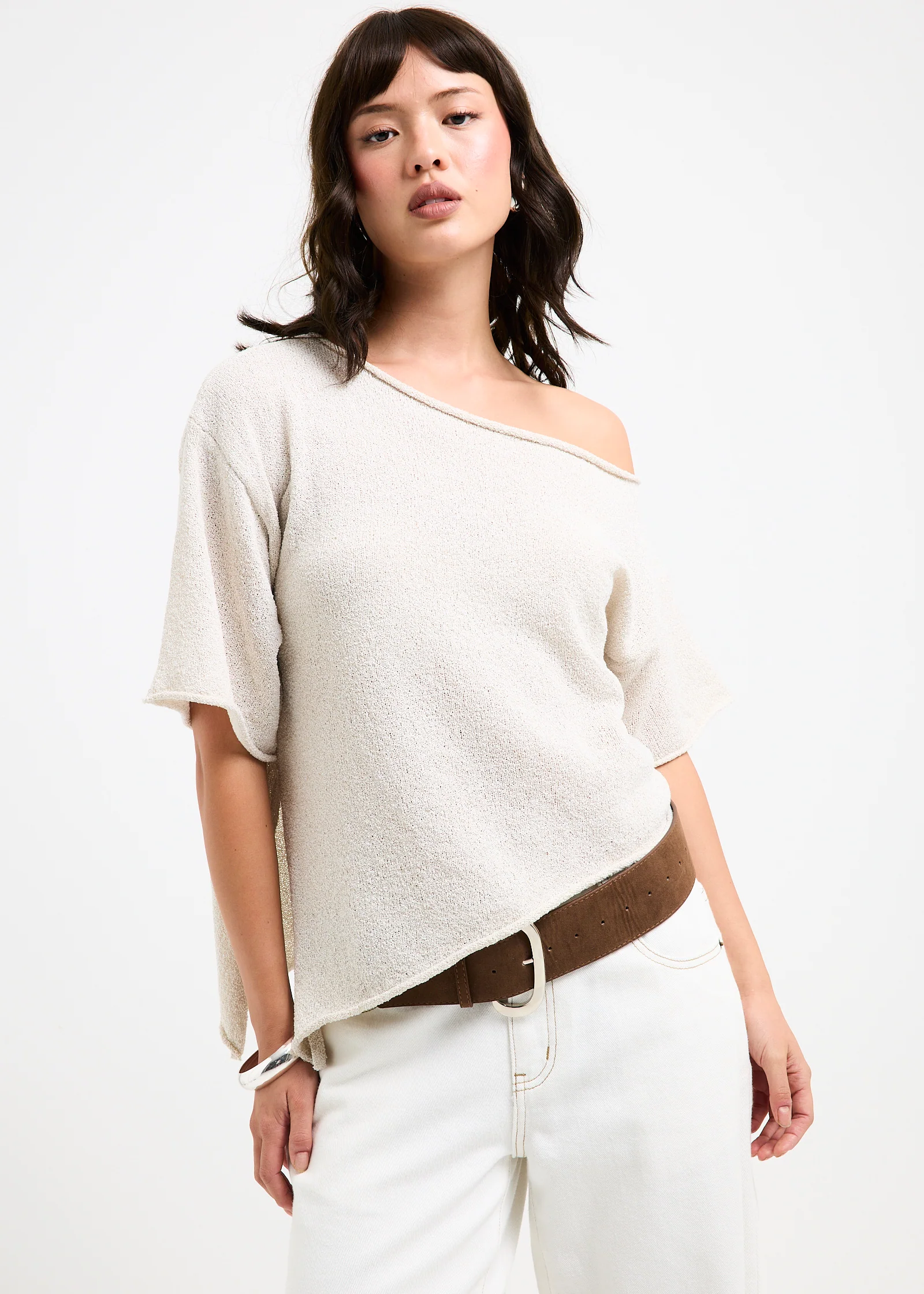 Asymmetric Knit Top