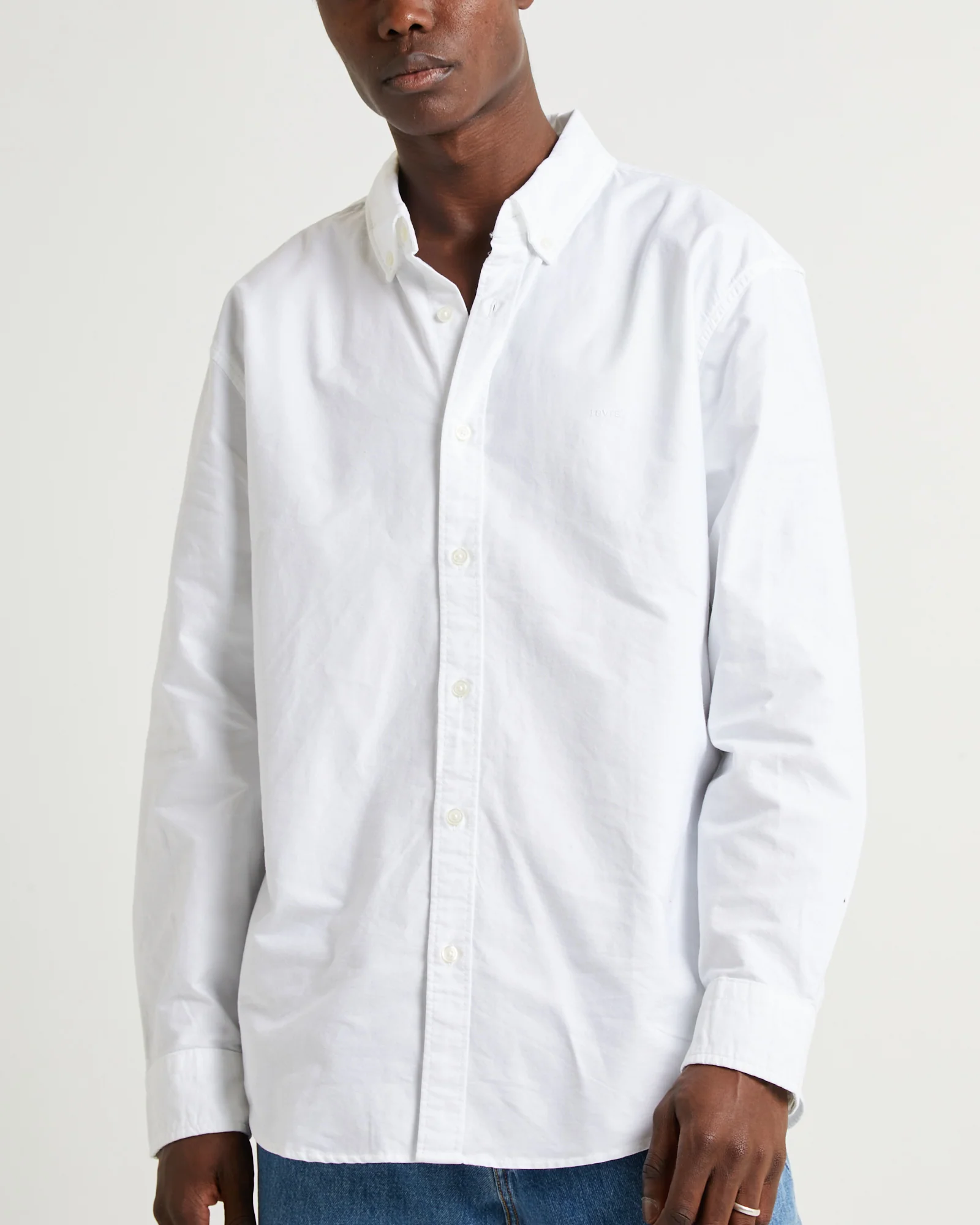 Authentic Button Down Long Sleeve Bright White - Image 5