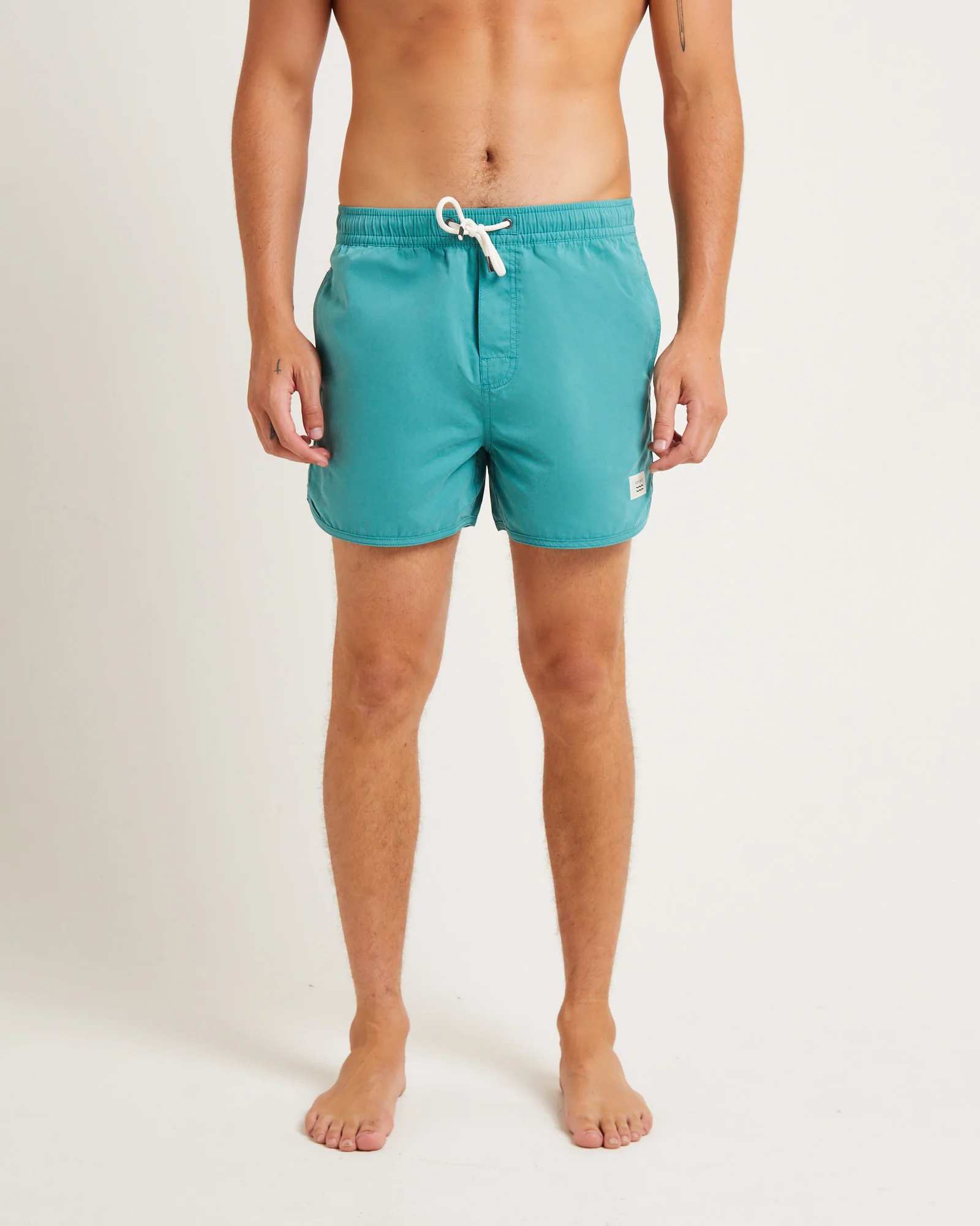 Avalon 14" Volley Boardshorts in Teal - Image 2