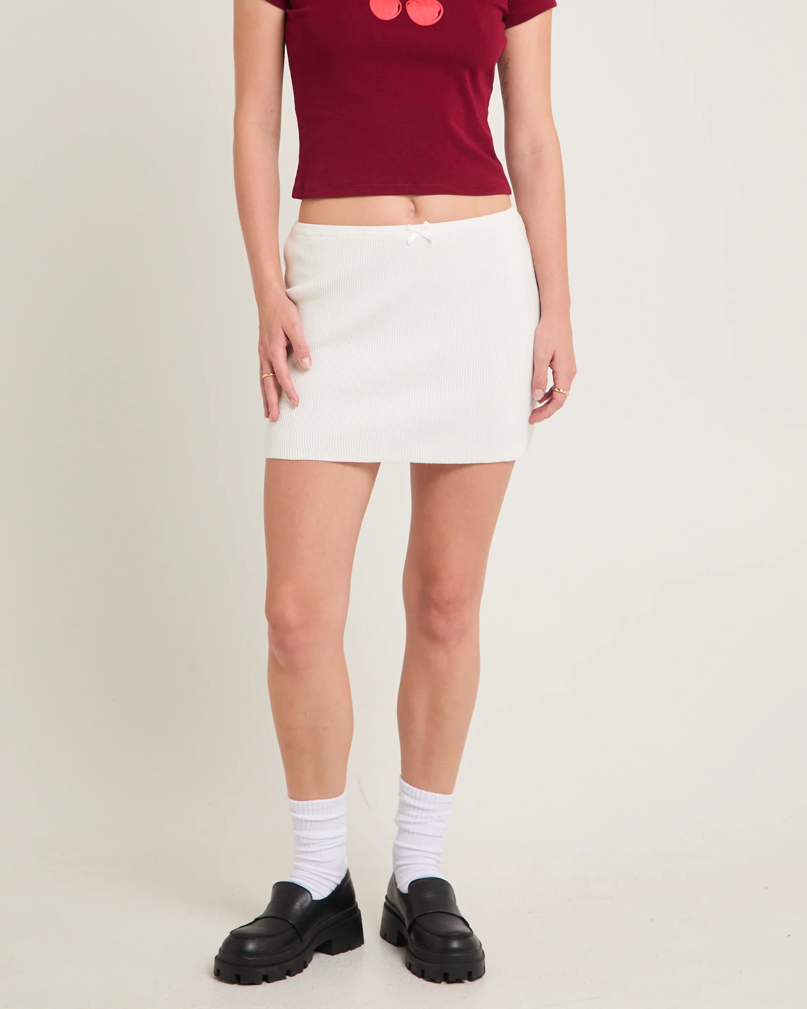 Avalon Knit Mini Skirt - Image 2