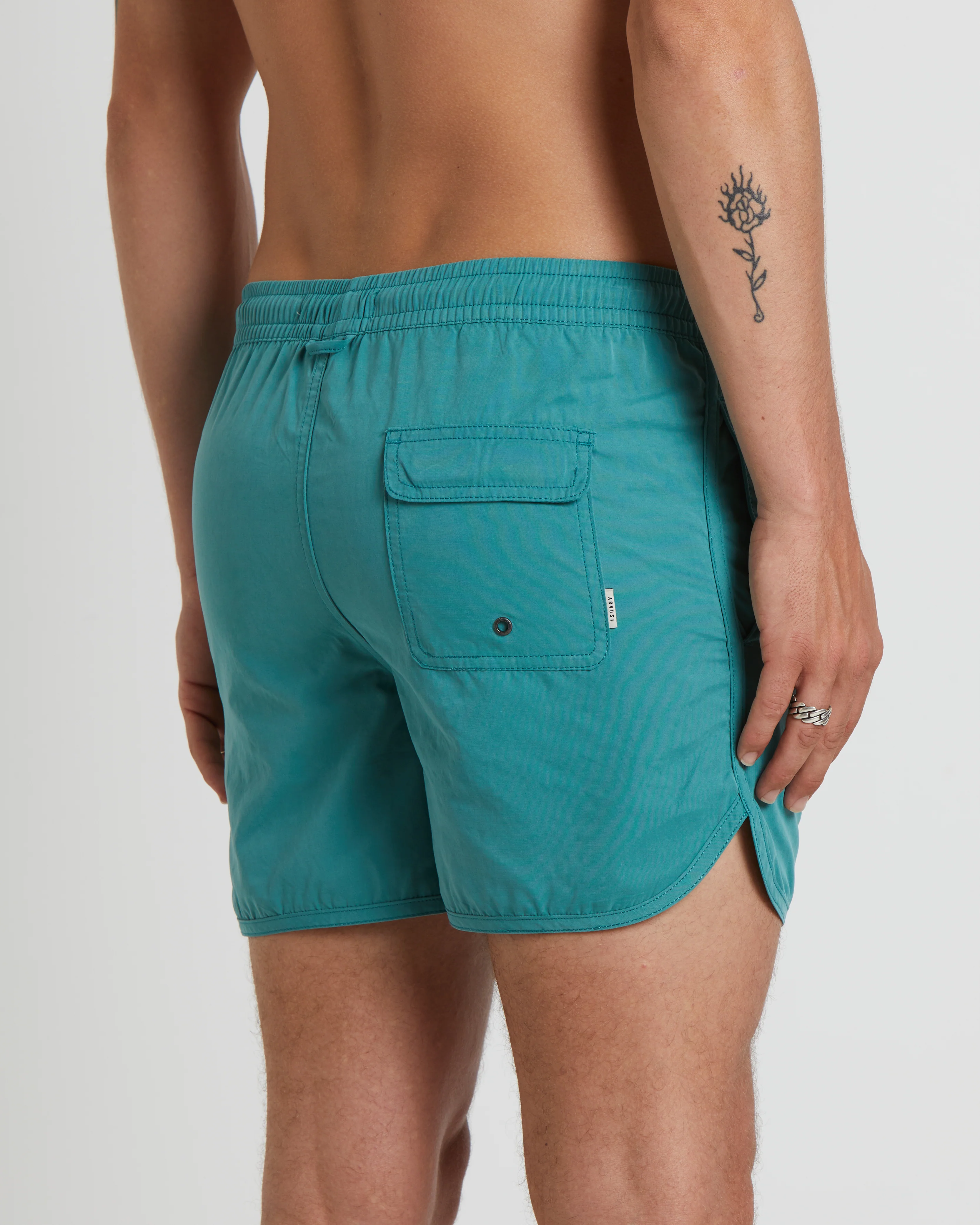 Avalon Volley Boardshorts in Green - Image 7