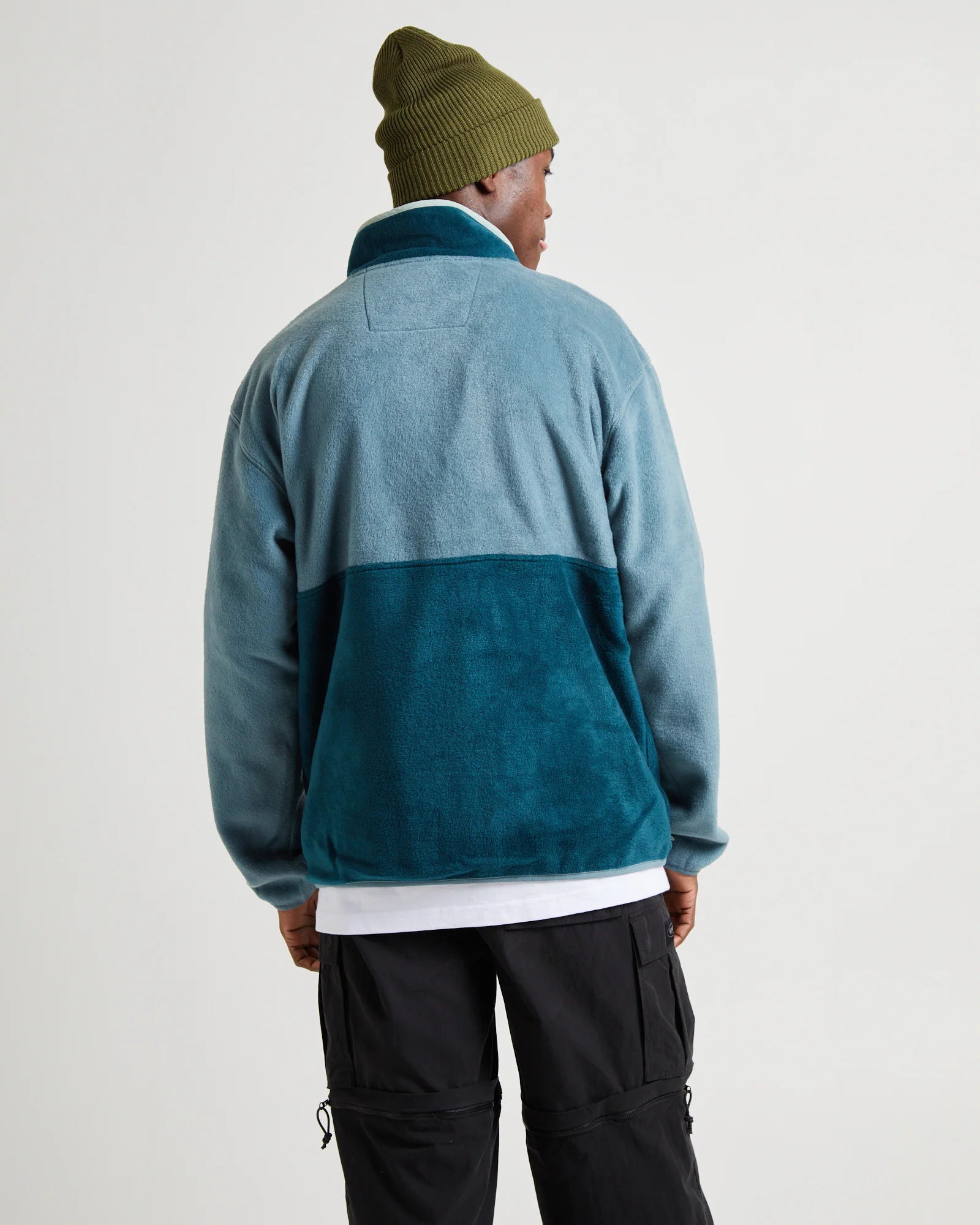 Back Bowl Full Zip Fleece Jacket Metal Night Wave - Image 2