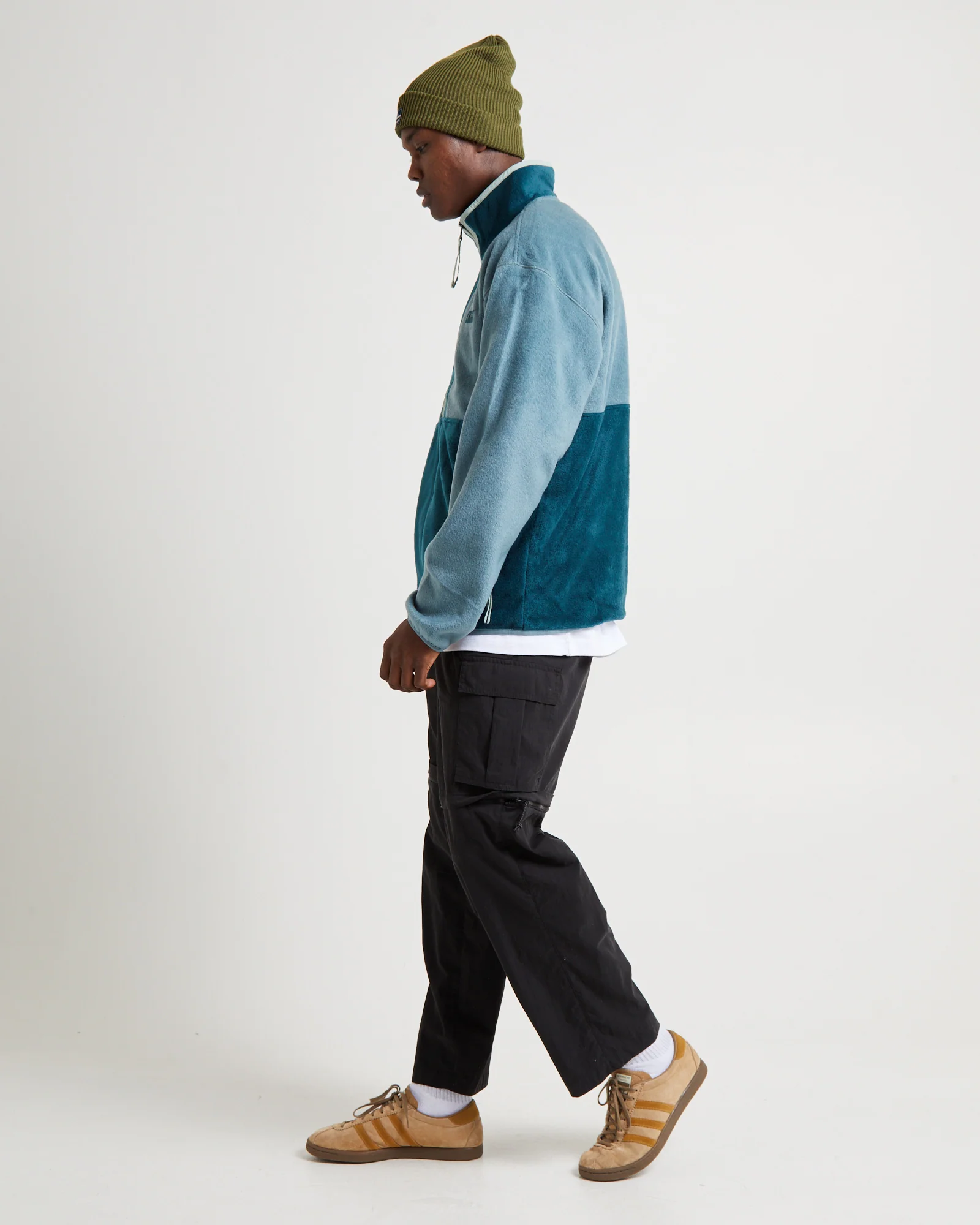 Back Bowl Full Zip Fleece Jacket Metal Night Wave - Image 4