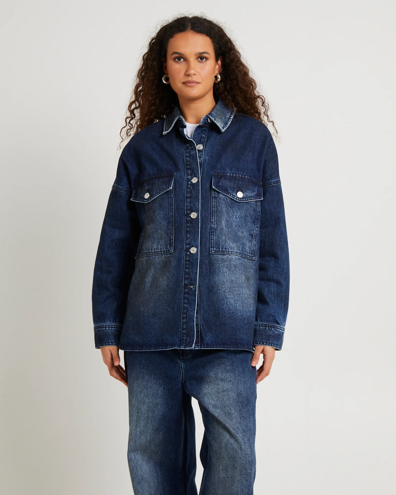Baker Denim Over Shirt - Image 3