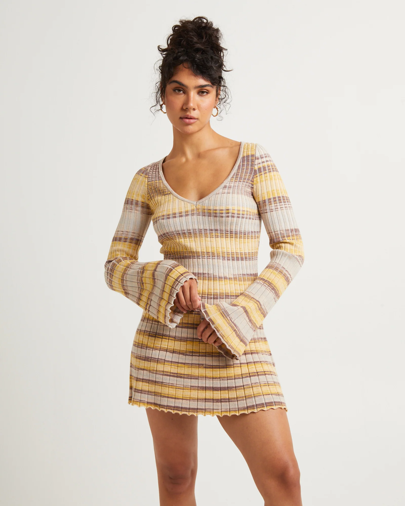 Bambi Stripe Knit Mini Dress - Image 6