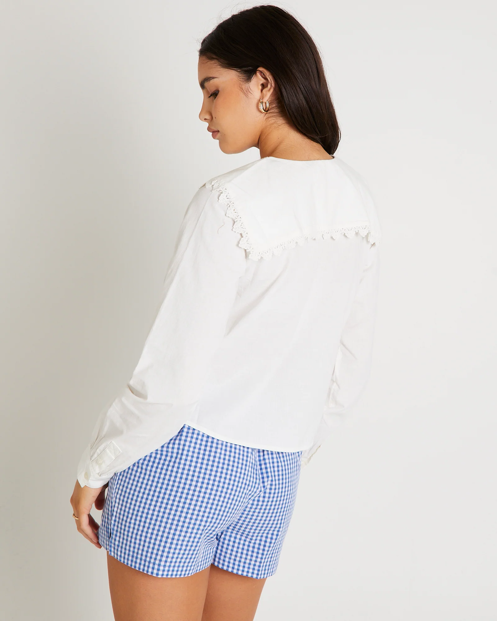 BDG Long Sleeve Collar Blouse - Image 3