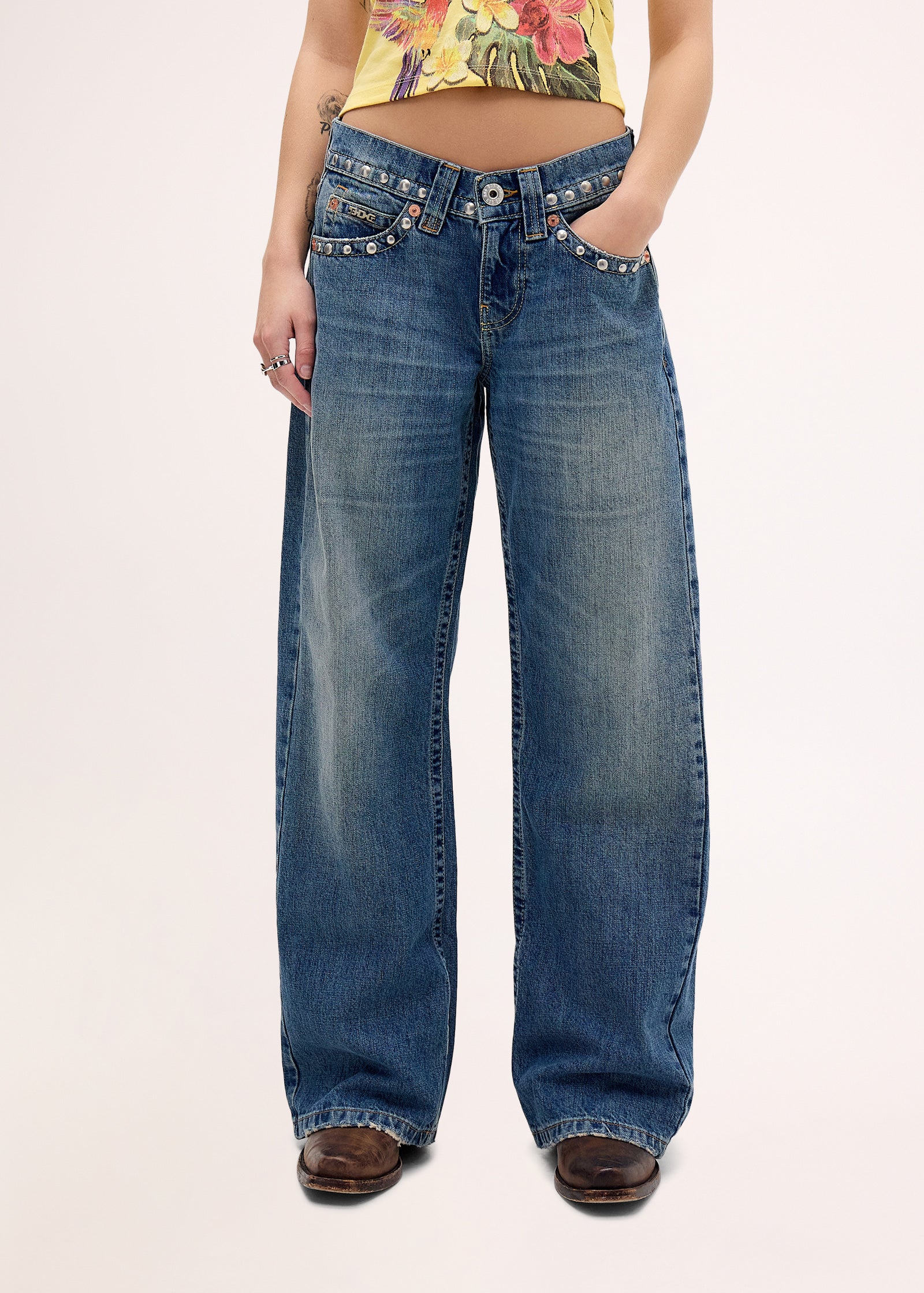BDG Kayla Studded Low-Rise Jeans - Image 3
