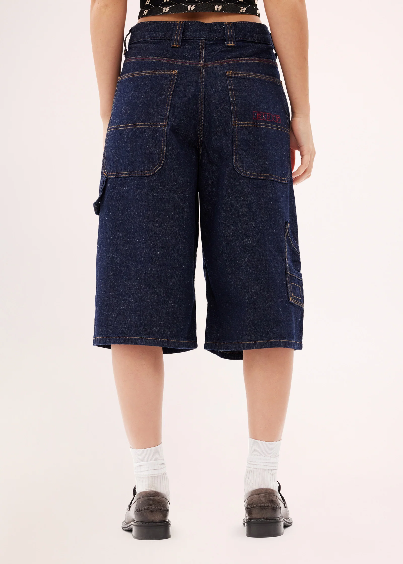 BDG Astrid Longline Denim Jorts - Image 2