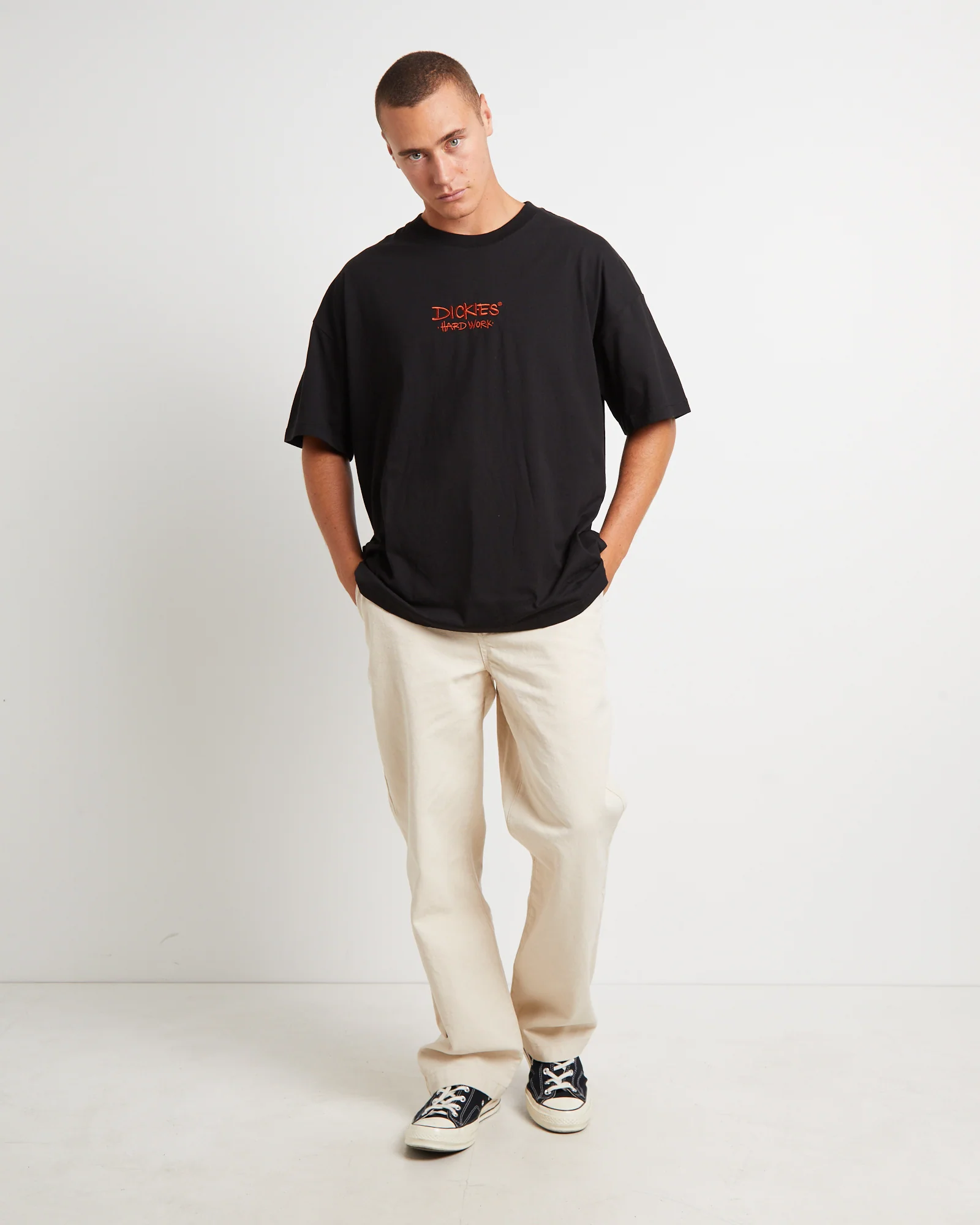 Beastly 330 Short Sleeve T-Shirt in Black - Image 3