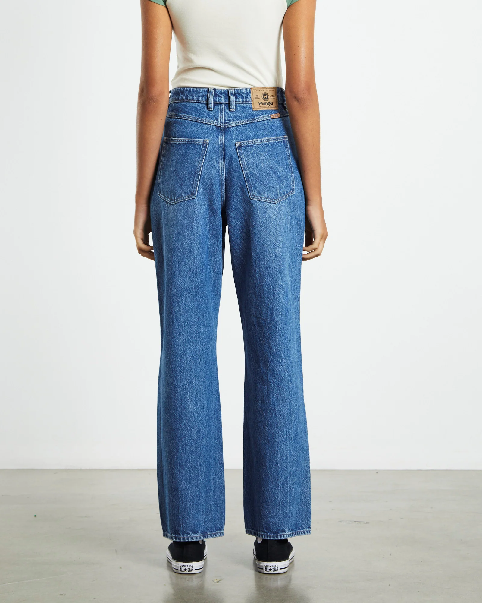 Bella Baggy Jeans Blue Flower - Image 2