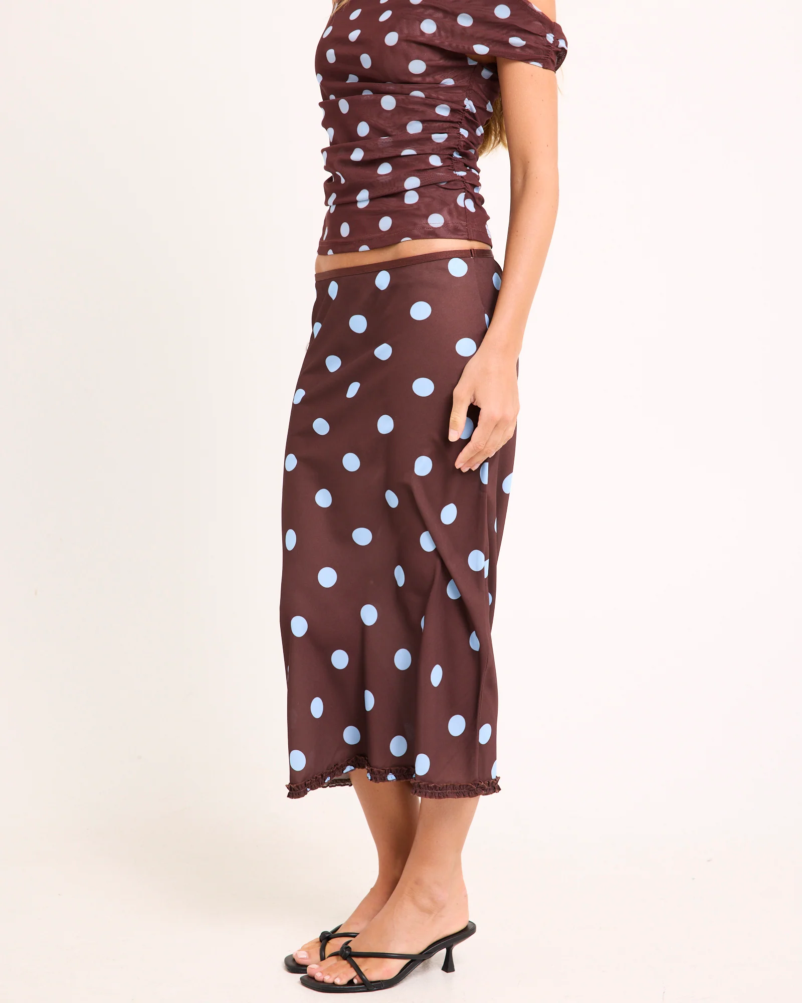 Bijou Polka Midi Skirt - Image 3