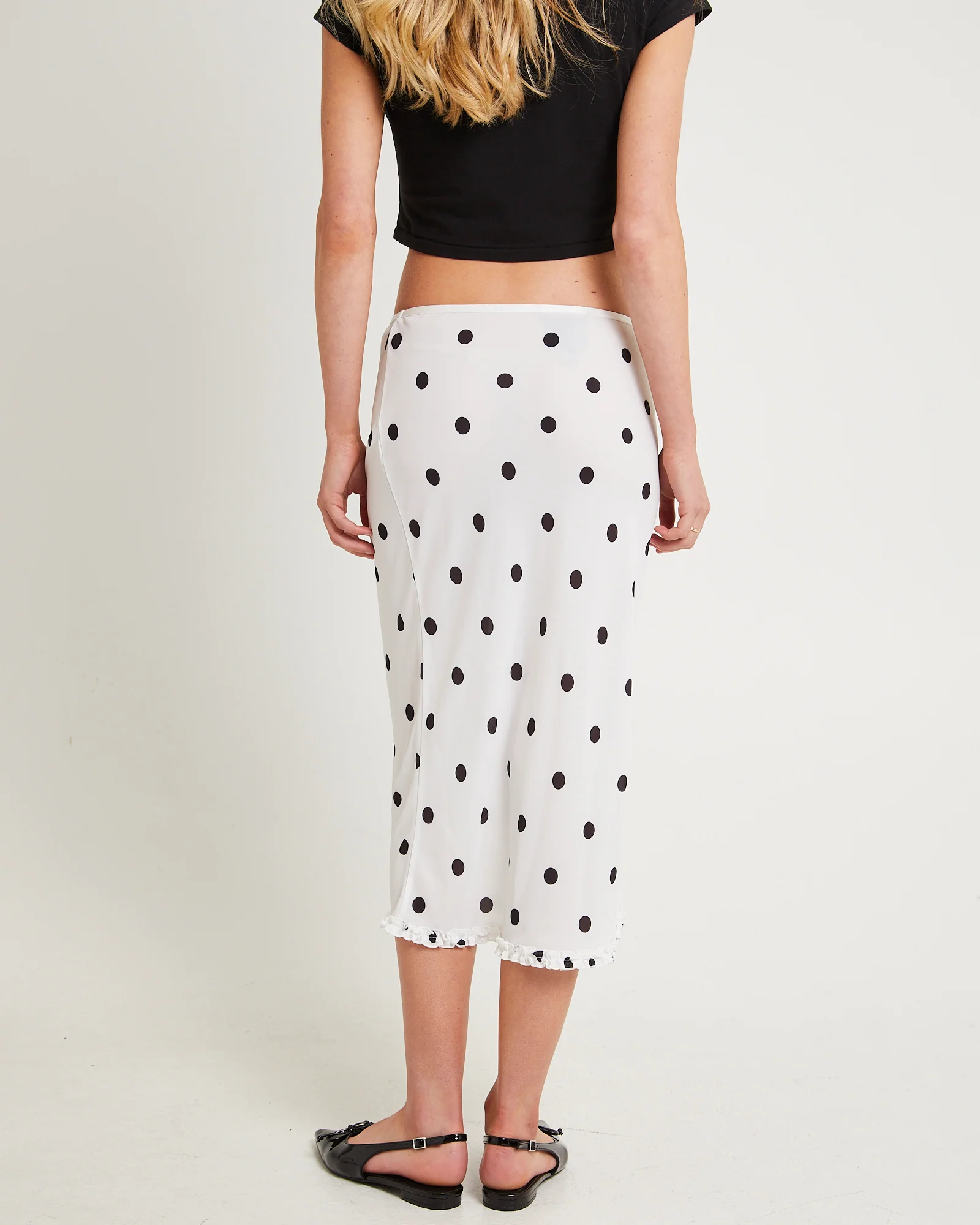 Bijou Polka Midi Skirt - Image 4