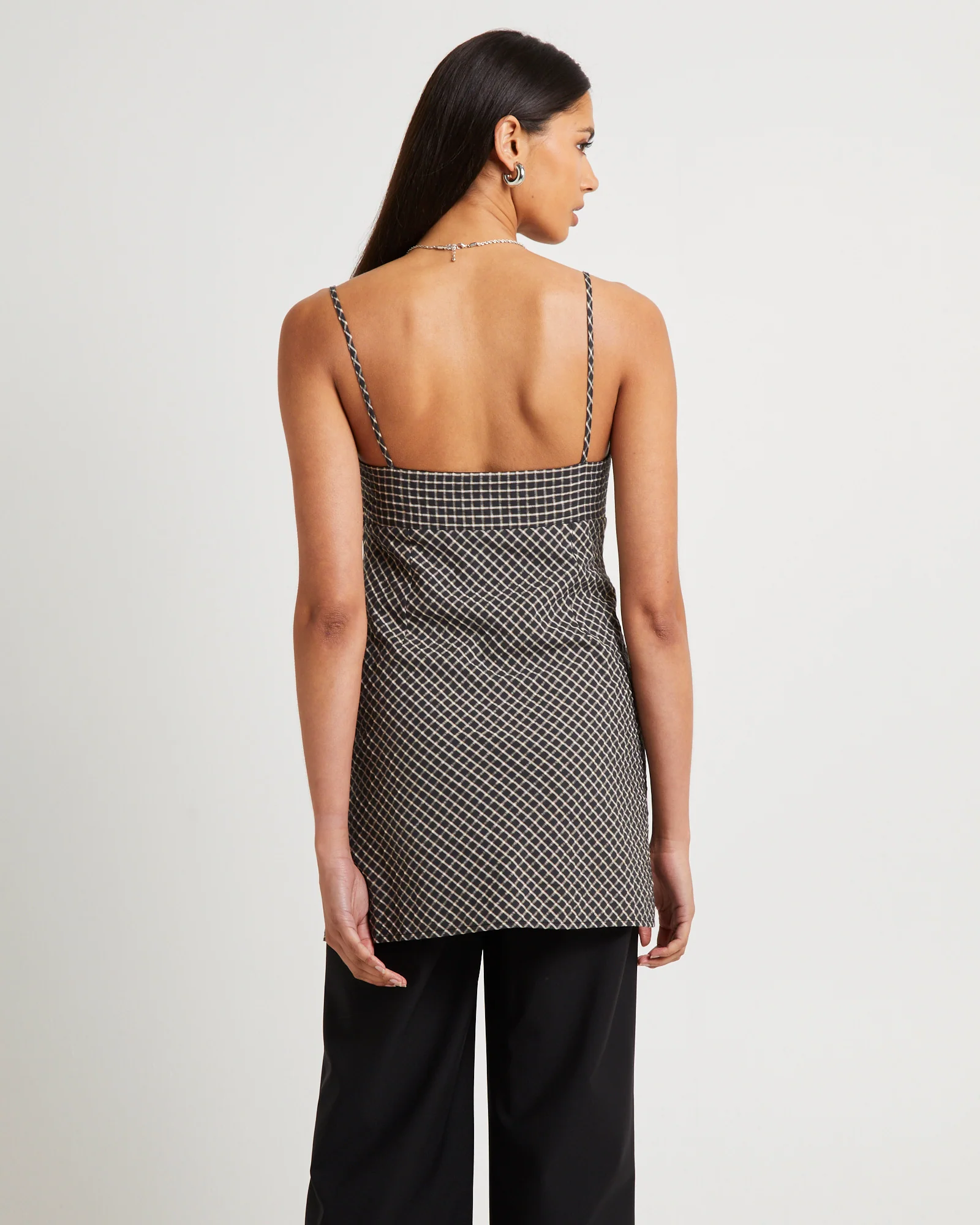 Birby Check Mini Dress - Image 2