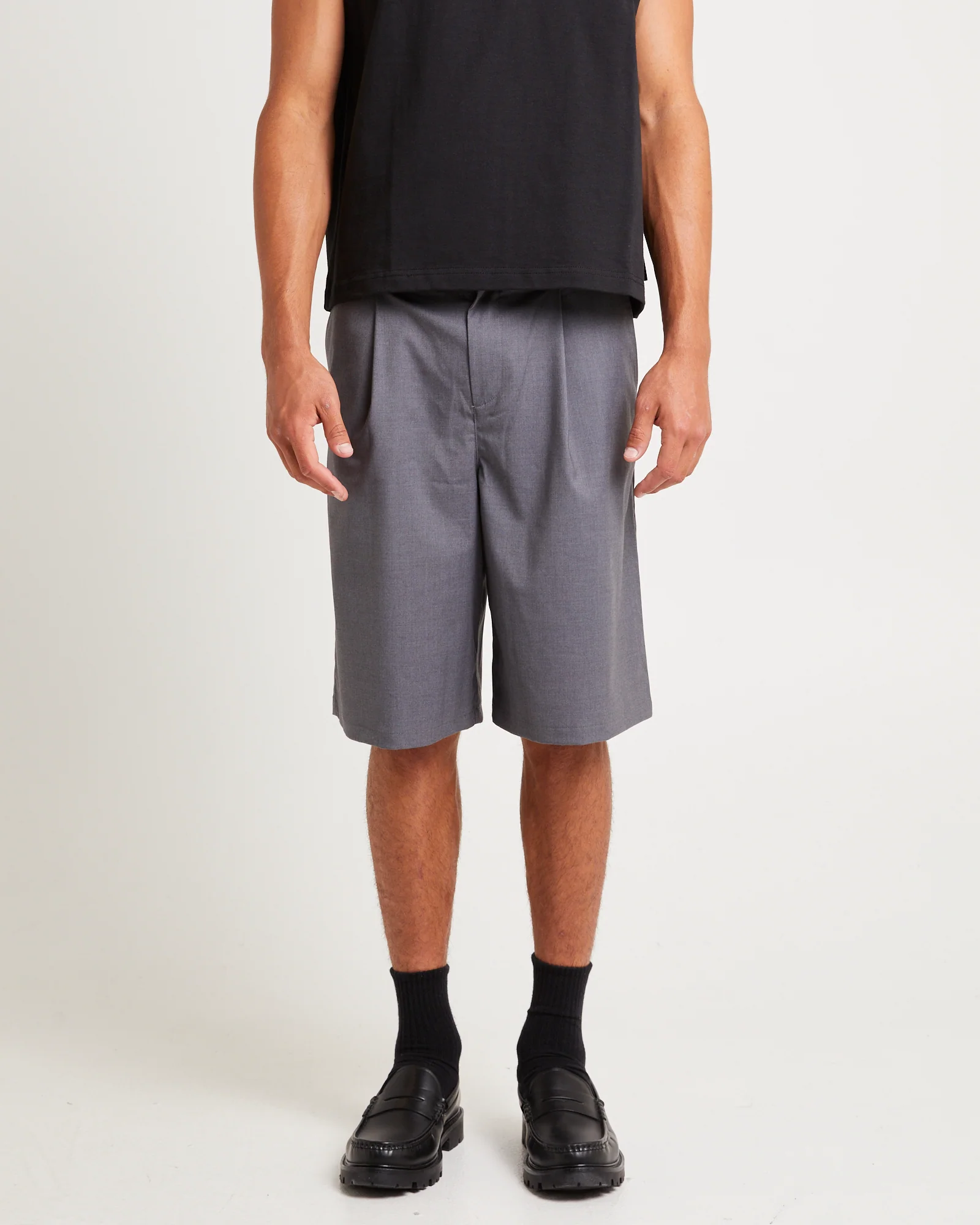 Blade Pleated Shorts - Image 3