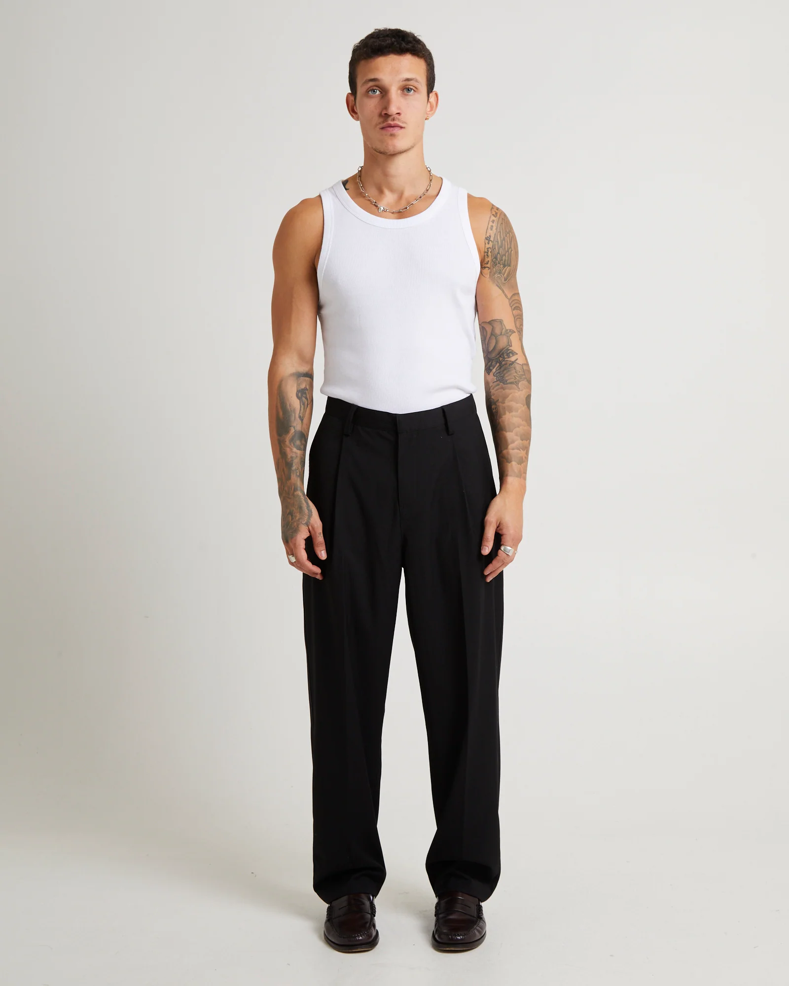 Blade Pleated Trouser - Image 3