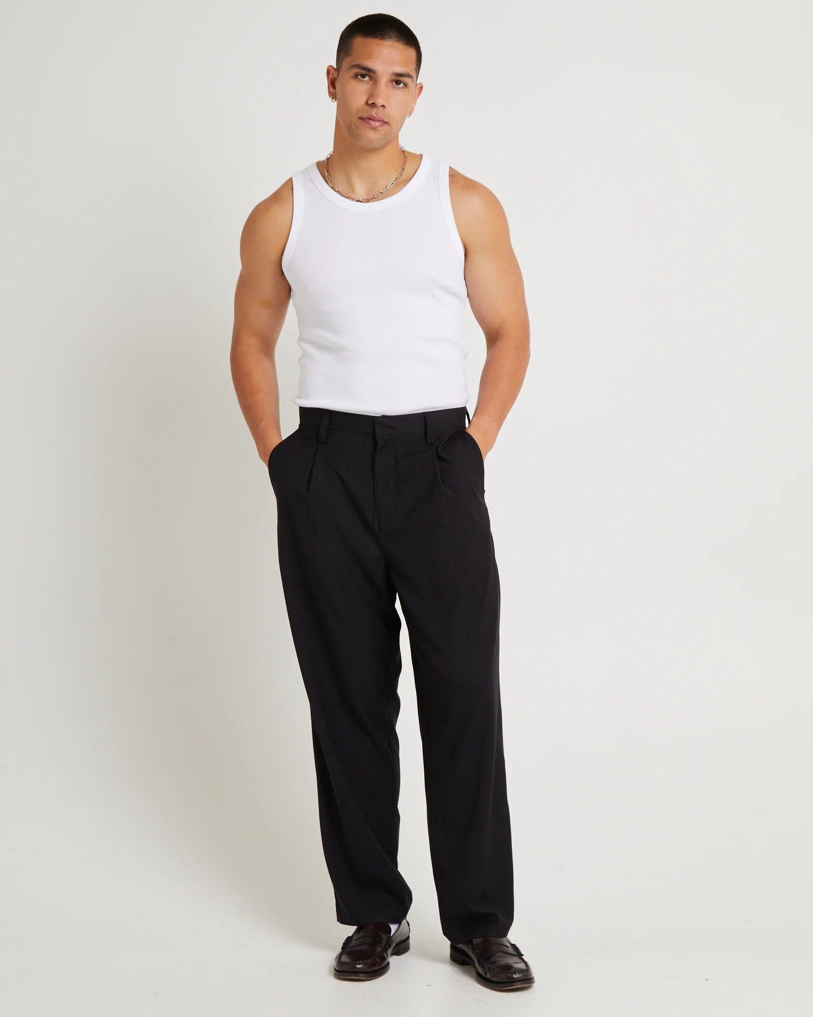 Blade Pleated Trouser - Image 3