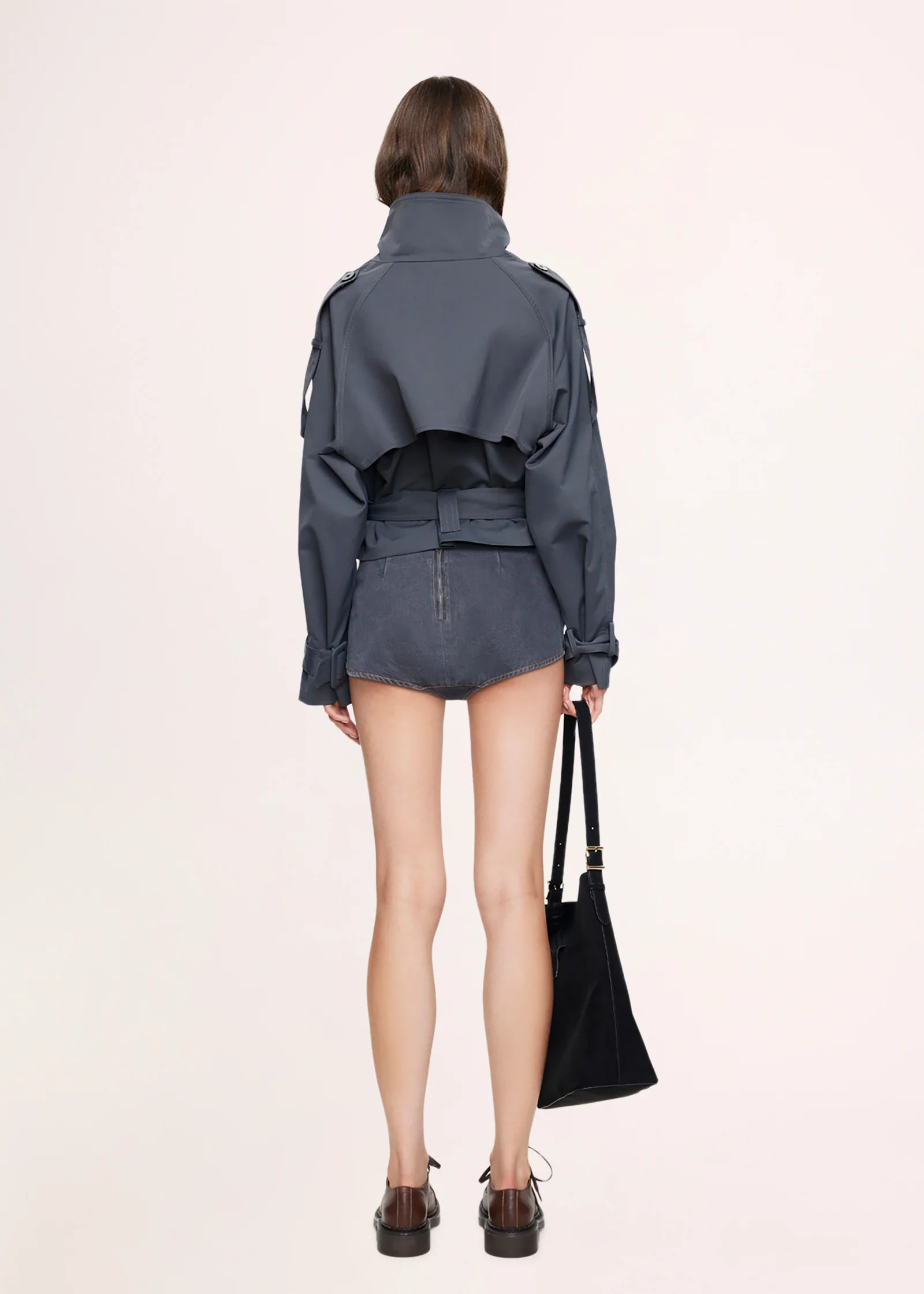Blanc Cropped Trench - Image 2
