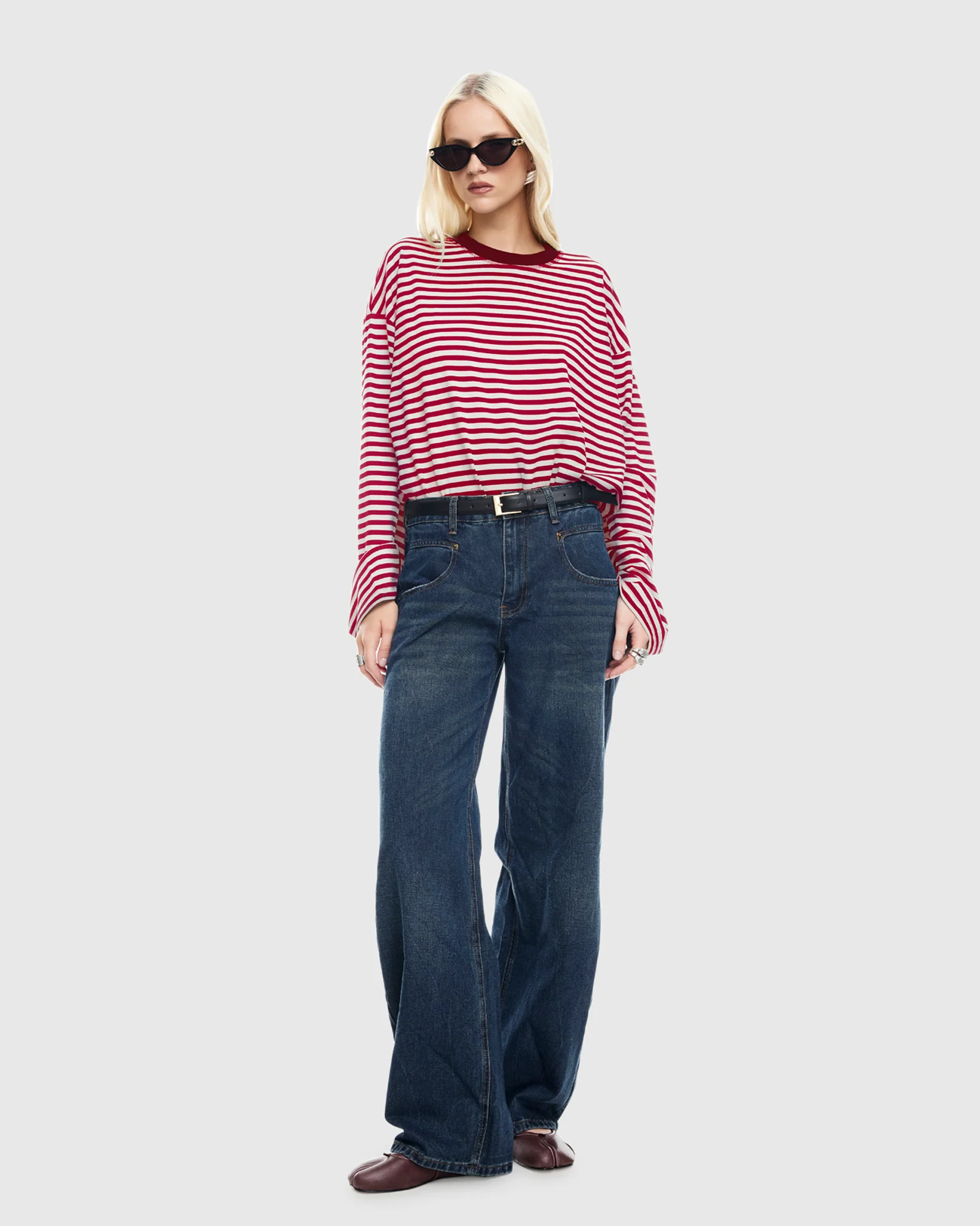 Bloom Long Sleeve Stripe Top - Image 5