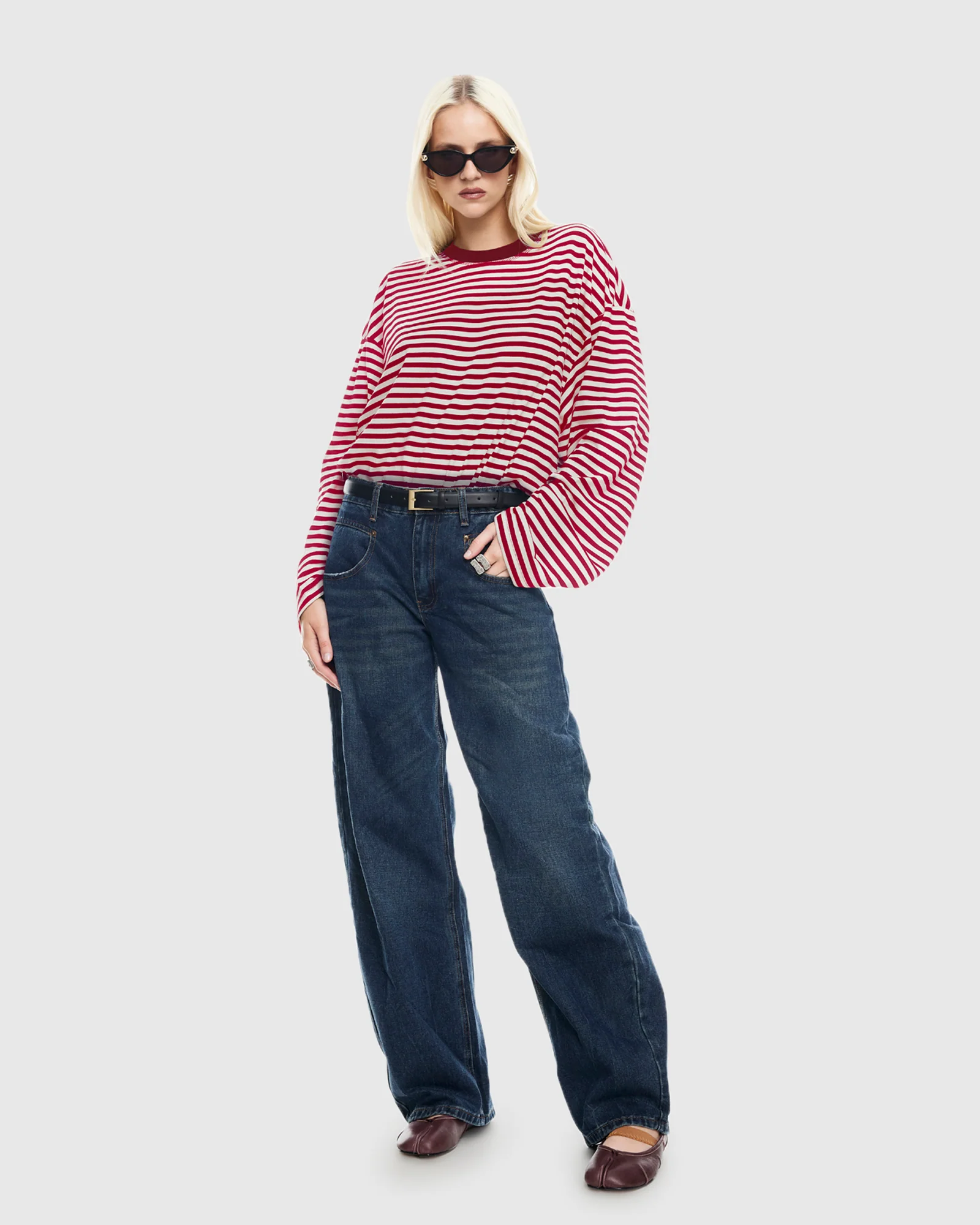 Bloom Long Sleeve Stripe Top - Image 6