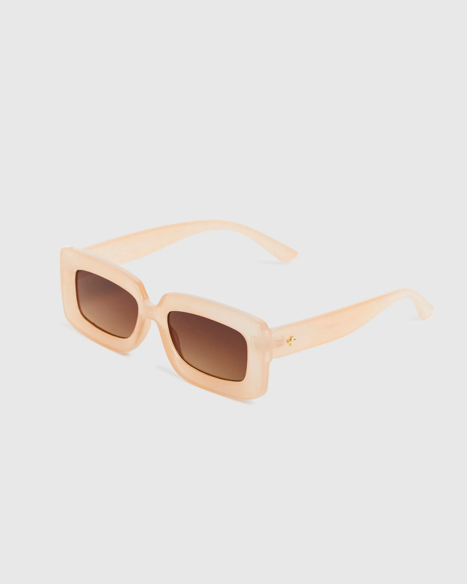 Blurred Sunglasses Peach/Brown - Image 2