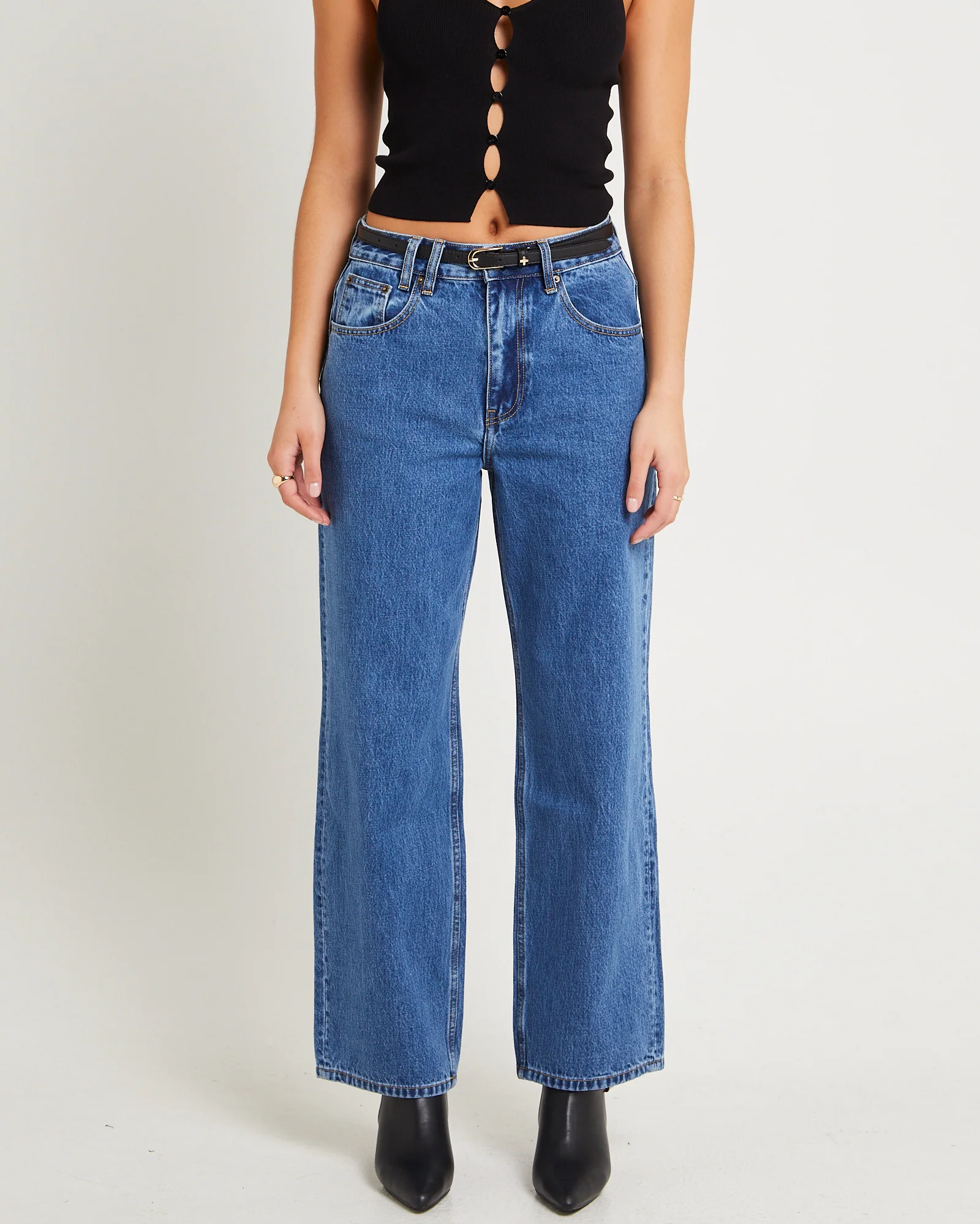 Bobby Baggy Dad Denim Jeans Petite - Image 2