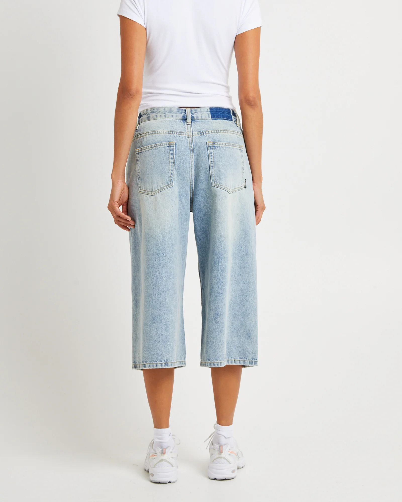 Bobby Crop Denim Jorts - Image 2