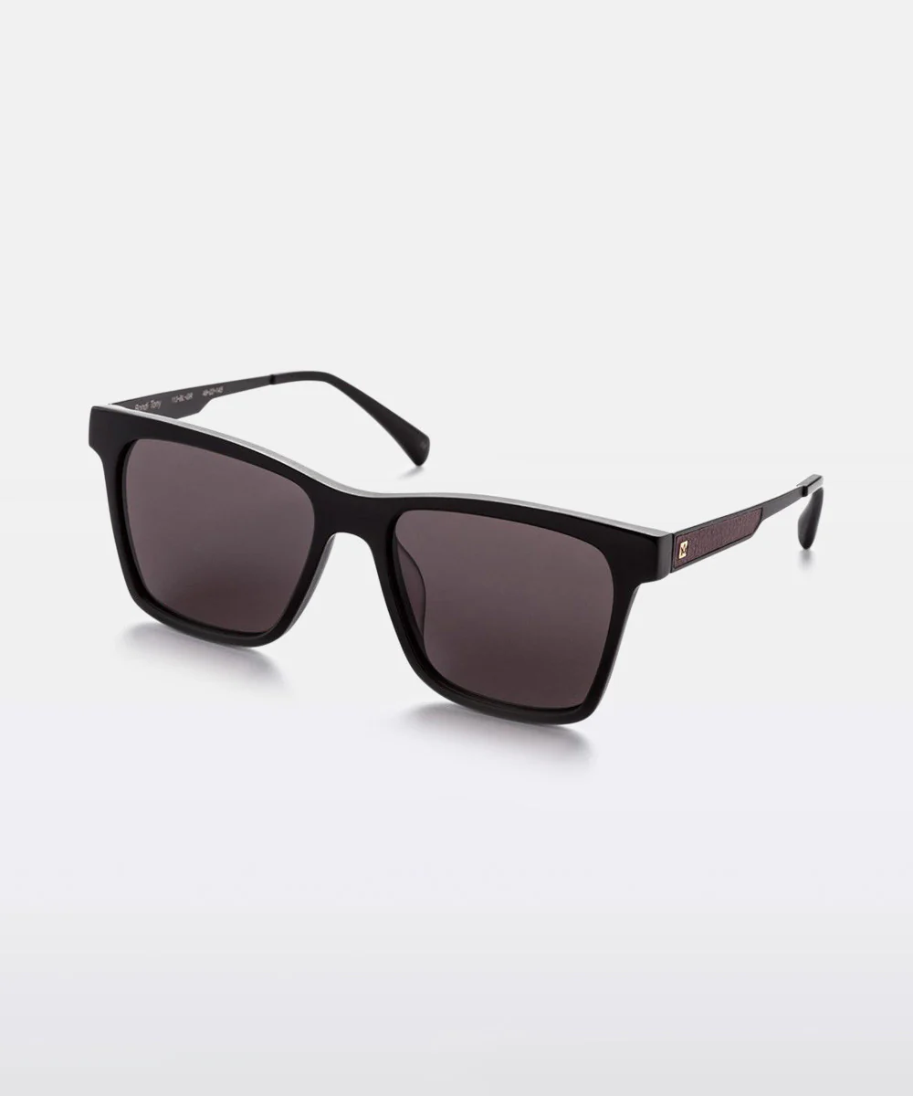 Bondi Tony Sunglasses Black/Burgundy
