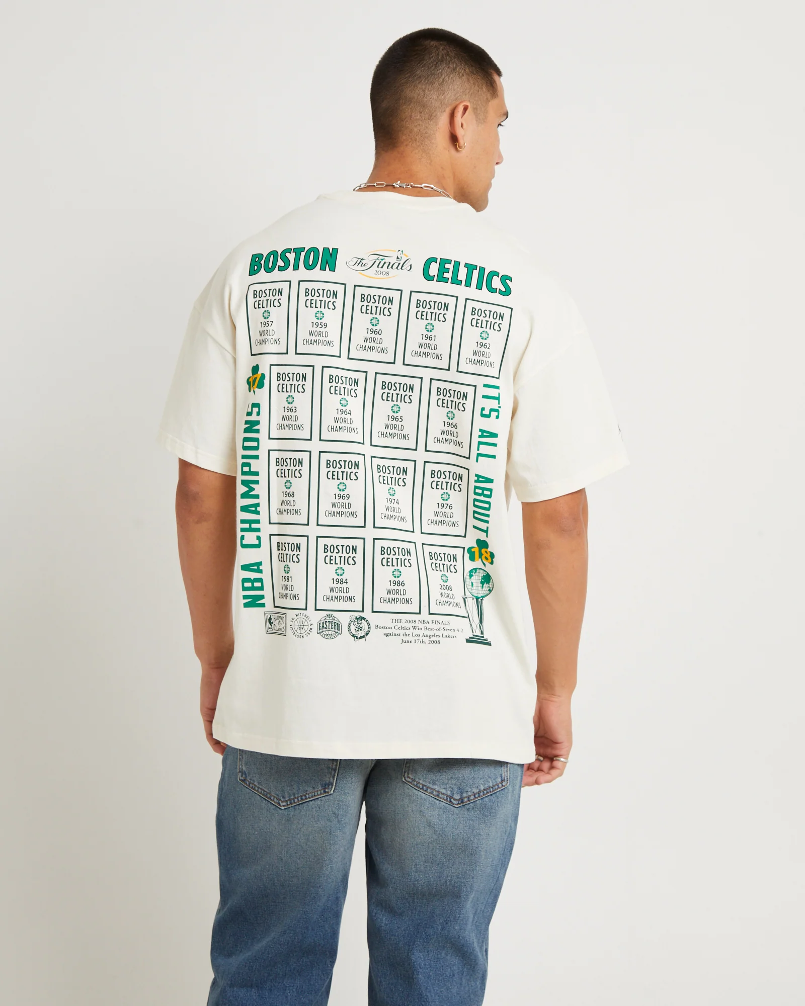 Boston Celtics History Of Champions T-Shirt - Image 2