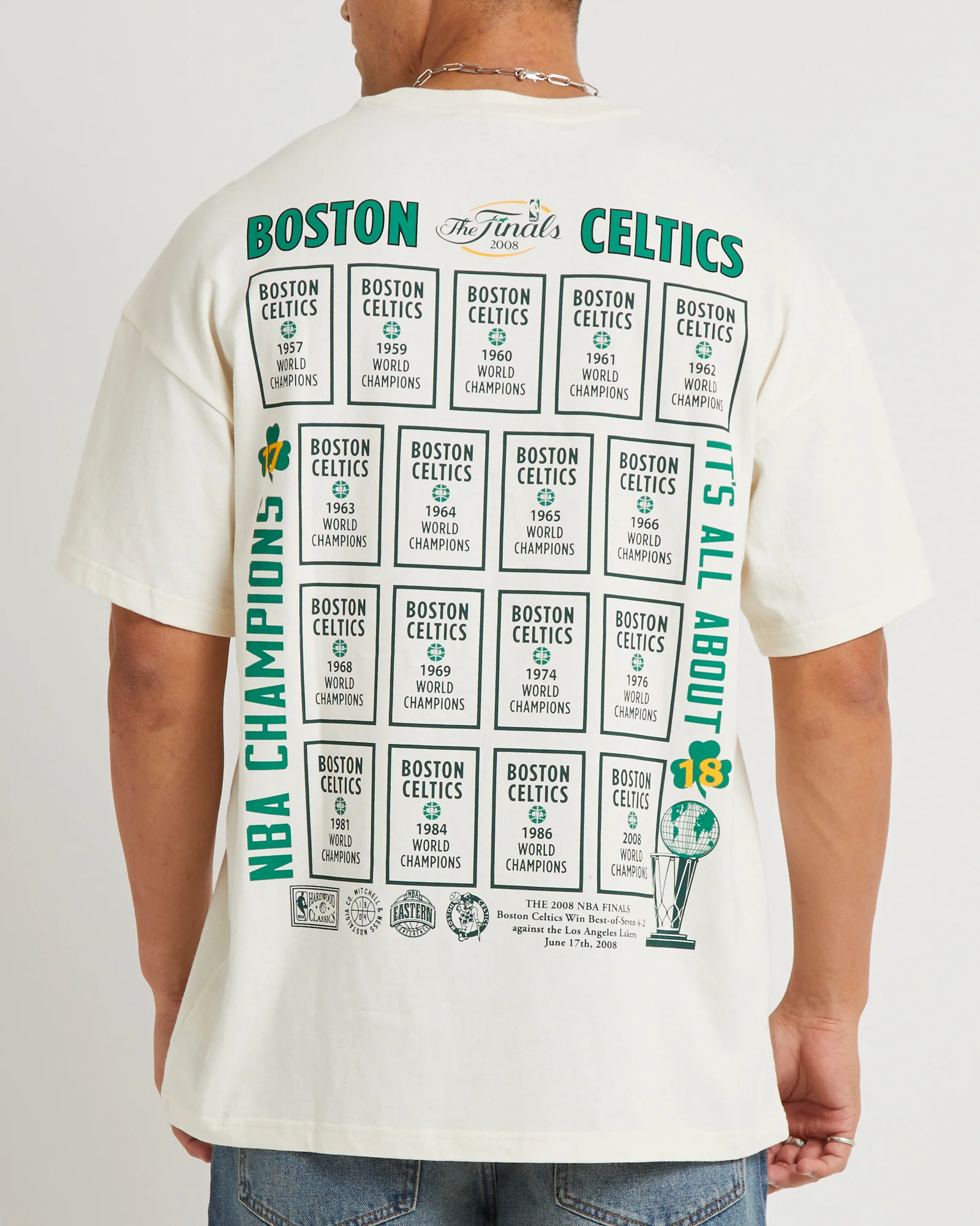 Boston Celtics History Of Champions T-Shirt - Image 5