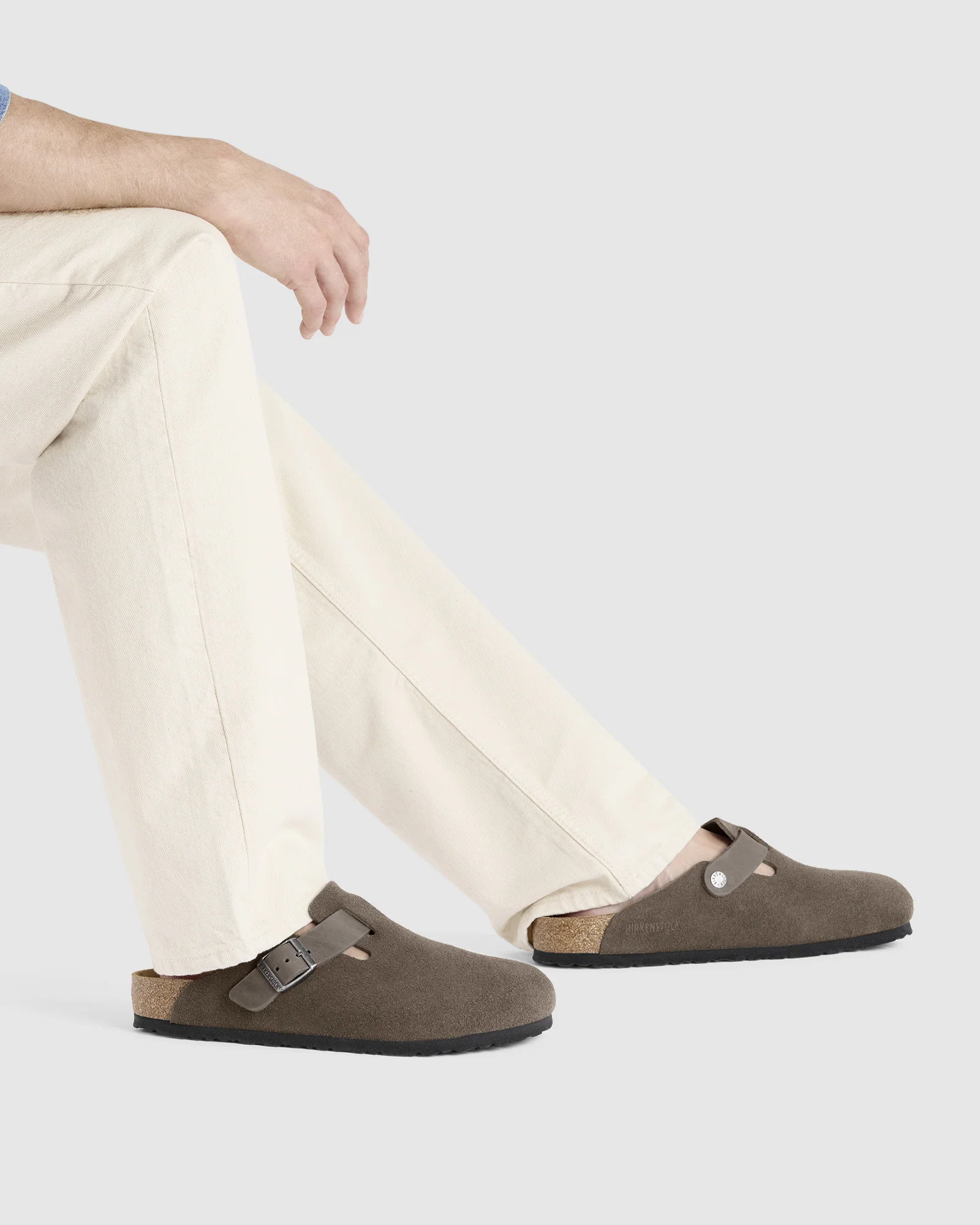Boston Mixed Leather Clog - Image 7