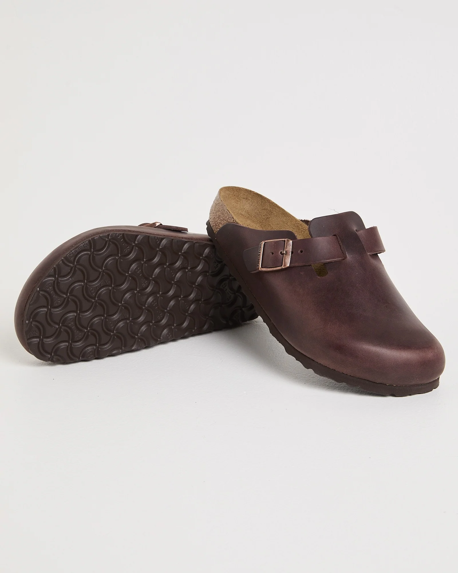 Boston Natural Leather Oiled Clog - Image 2
