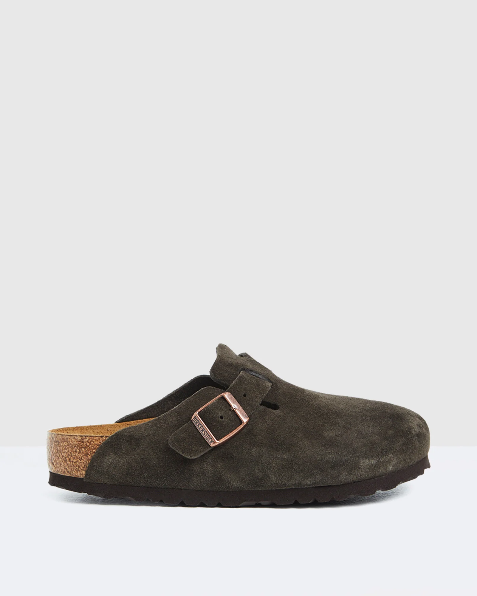 Boston Sandals Suede Leather Mocca Brown - Image 2