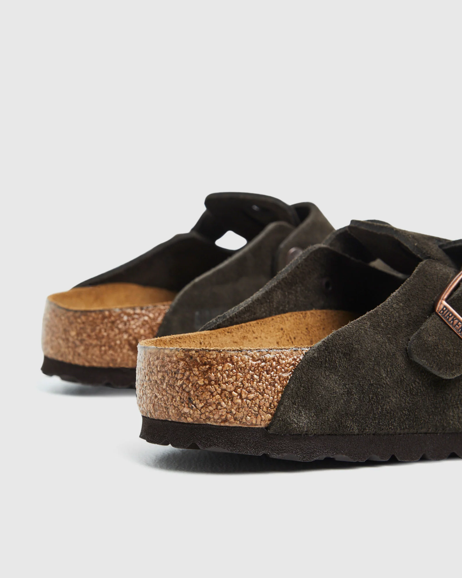 Boston Sandals Suede Leather Mocca Brown - Image 5