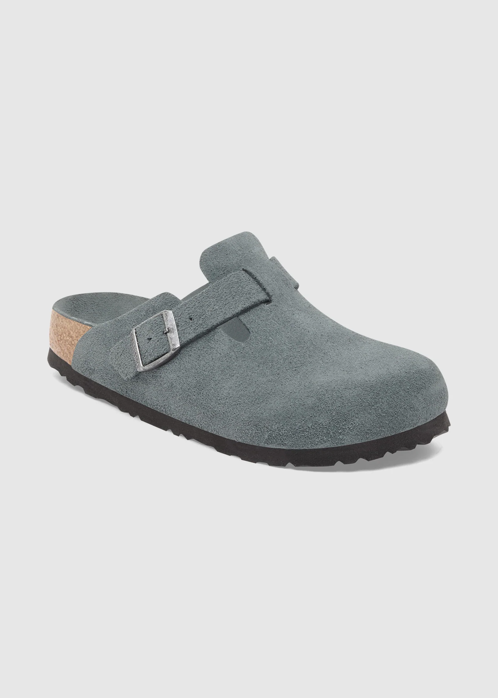 Boston Soft Footbed Suede Leather Clogs