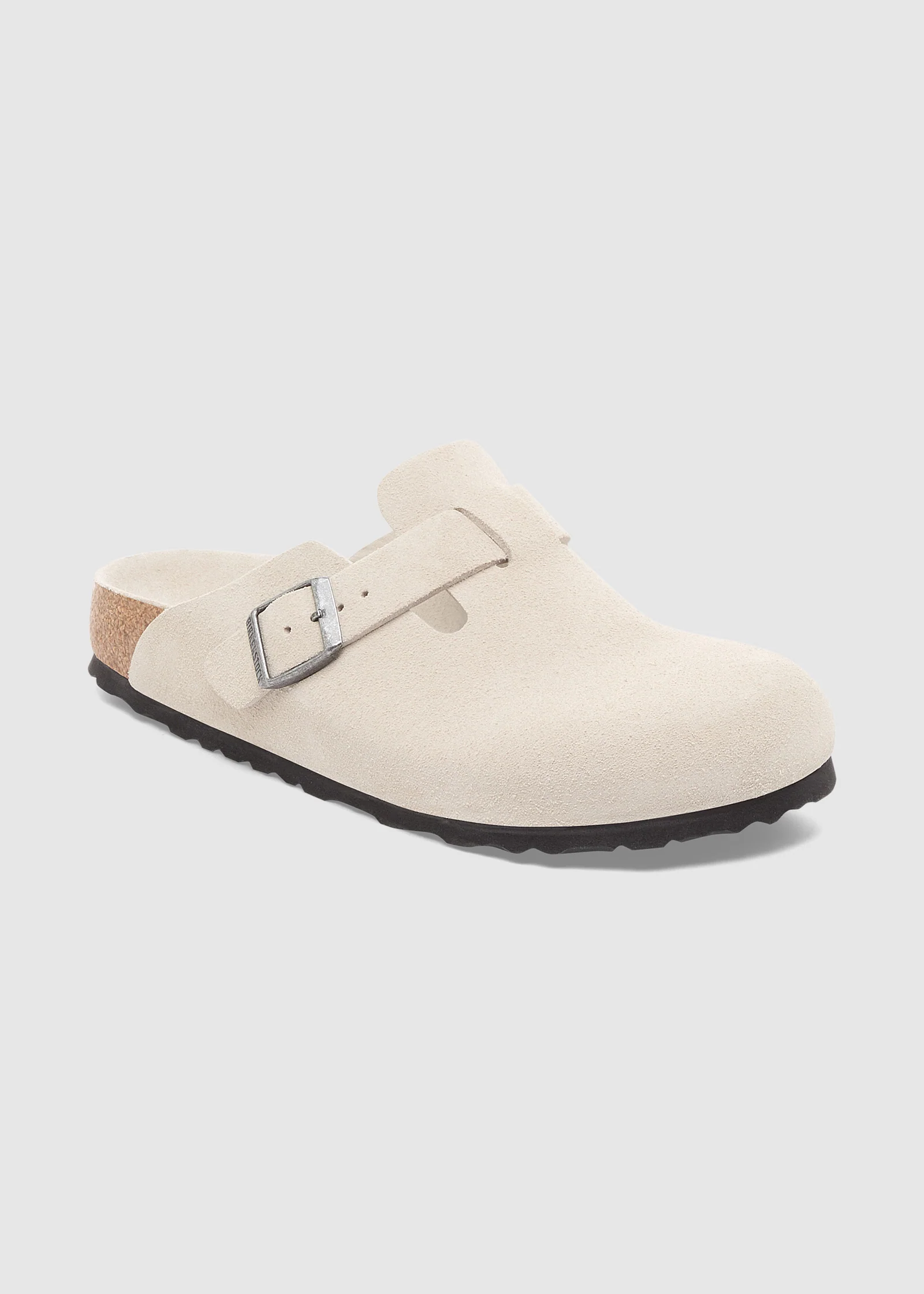 Boston Soft Footbed Suede Leather Clogs