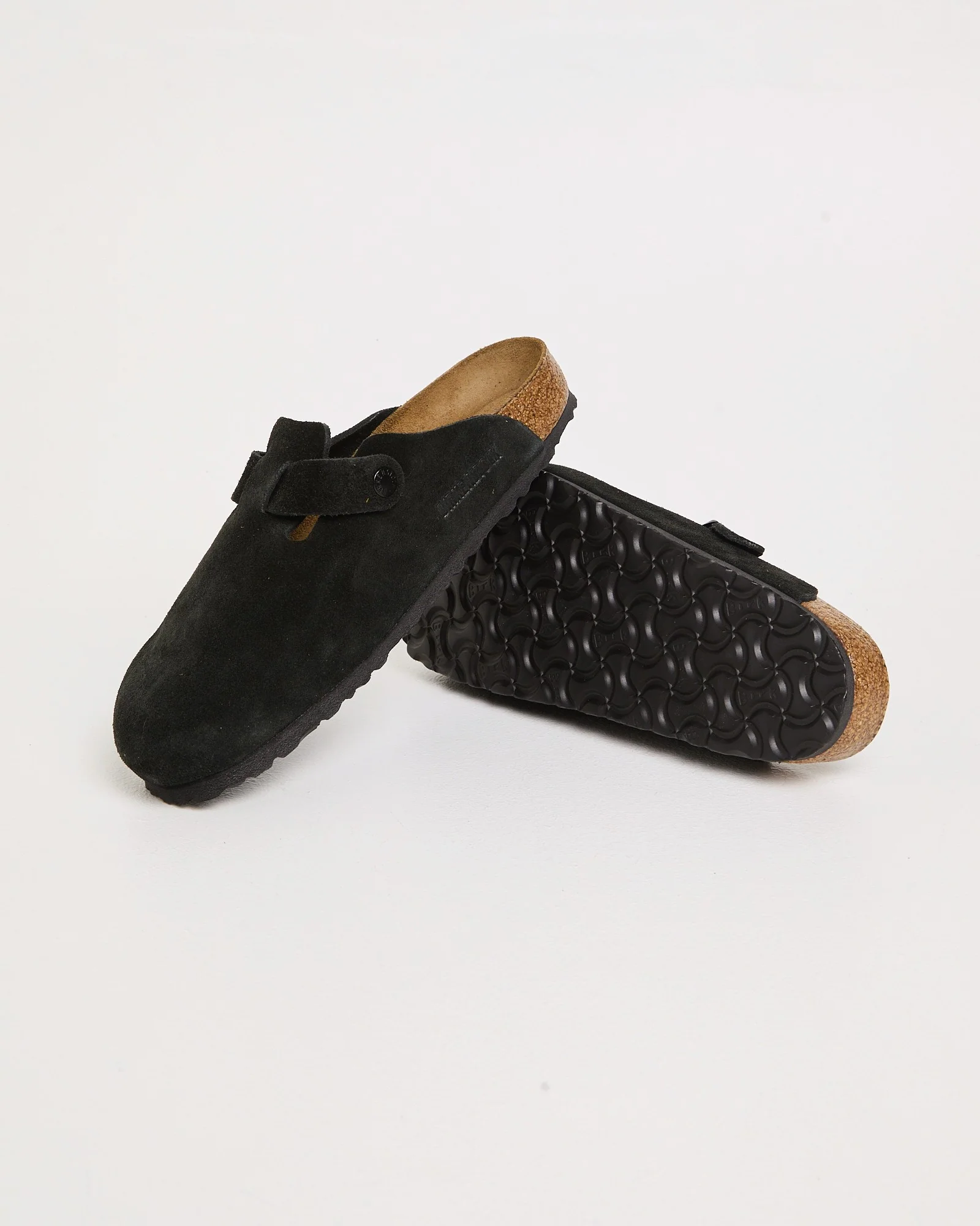 Boston Soft Footbed Suede Leather Clog - Image 2