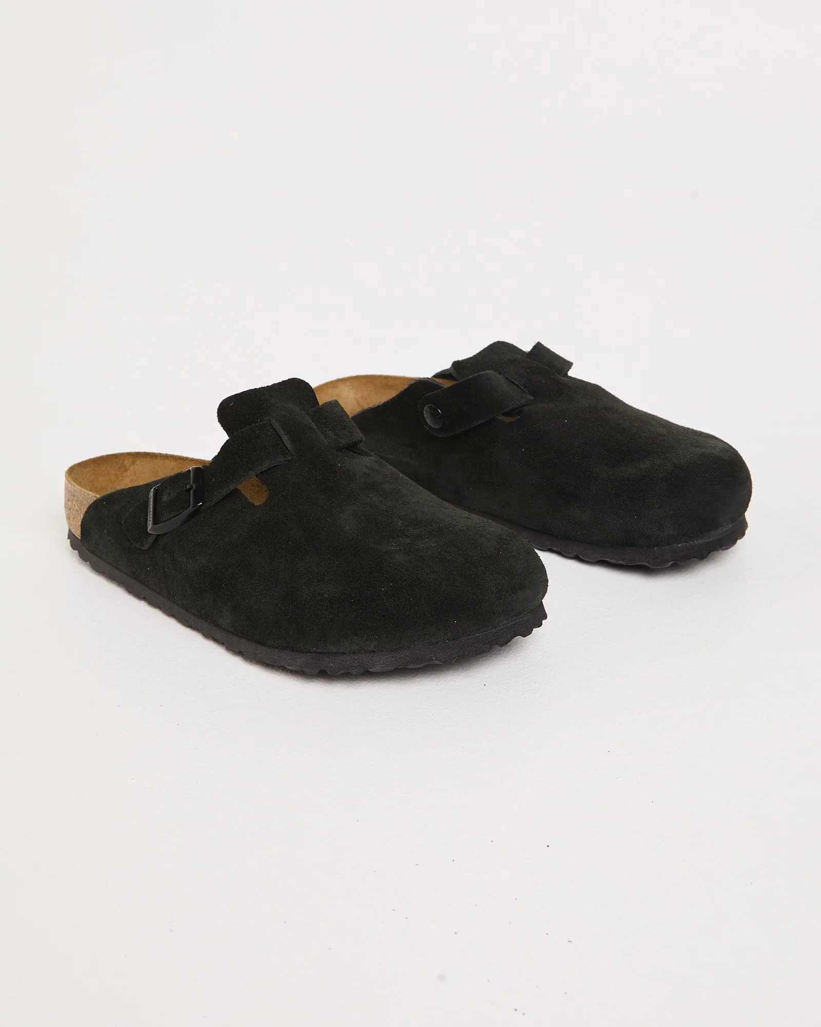 Boston Soft Footbed Suede Leather Clog - Image 3